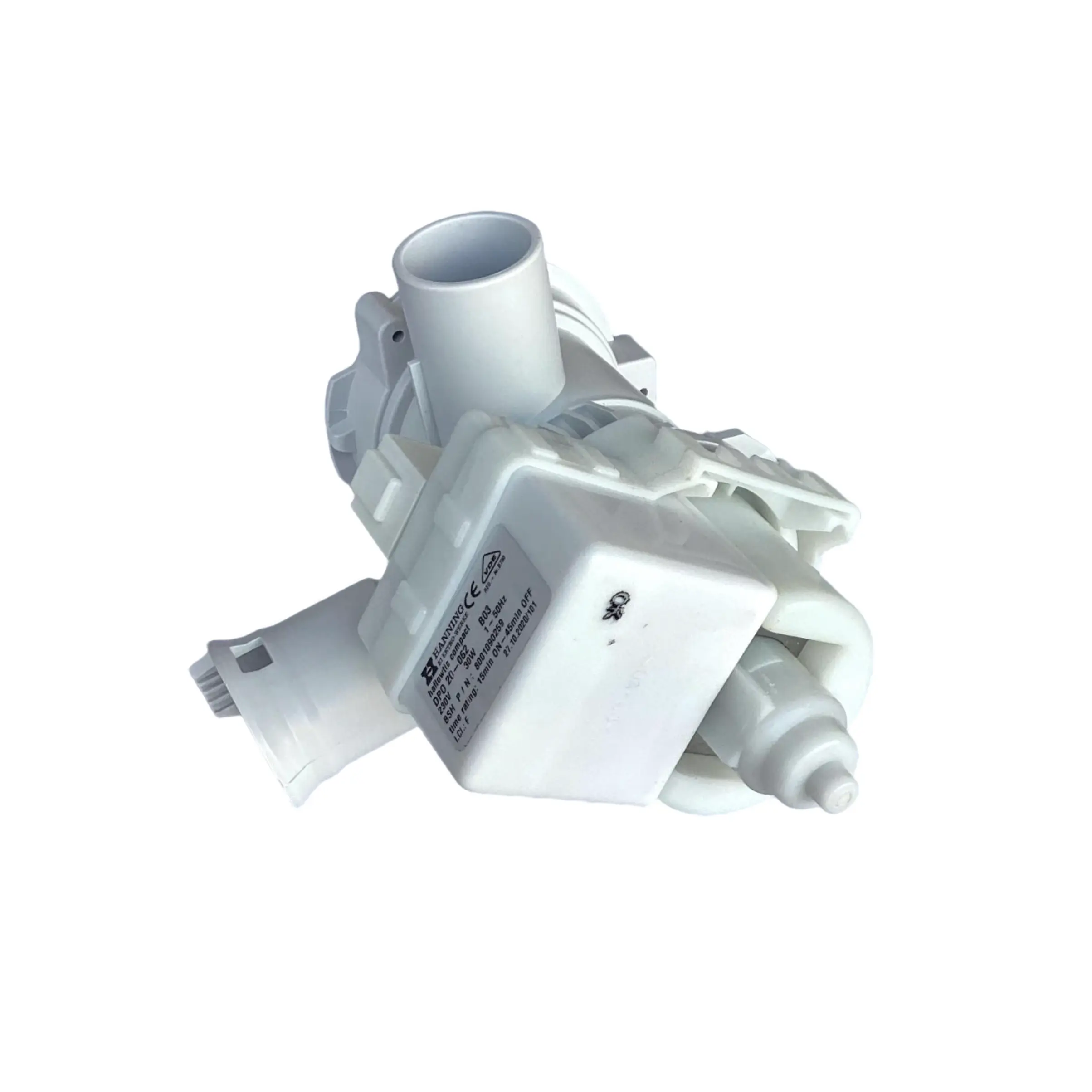 Bosch Front Load Washing Machine Drain Pump – 00146083 (Supersedes 00144992) - Fast Spares