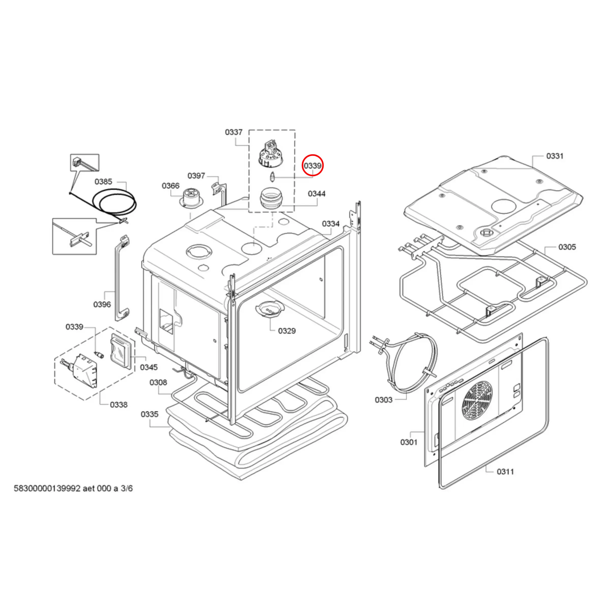 Bosch Oven Halogen Lamp 25W G9 300C - 1750348, 00607291 Fast Spares