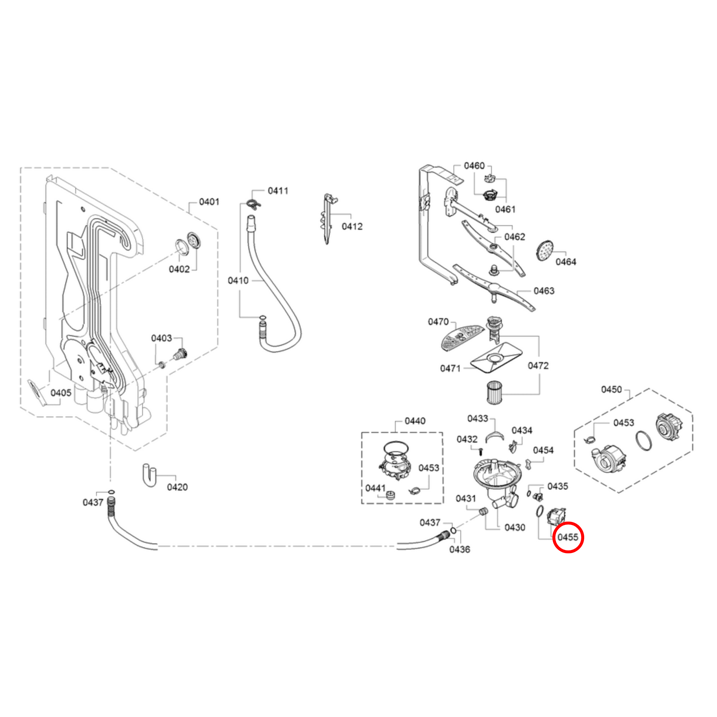 00620774 Bosch Dishwasher Drain Pump - BO131 Perth Appliance Spares