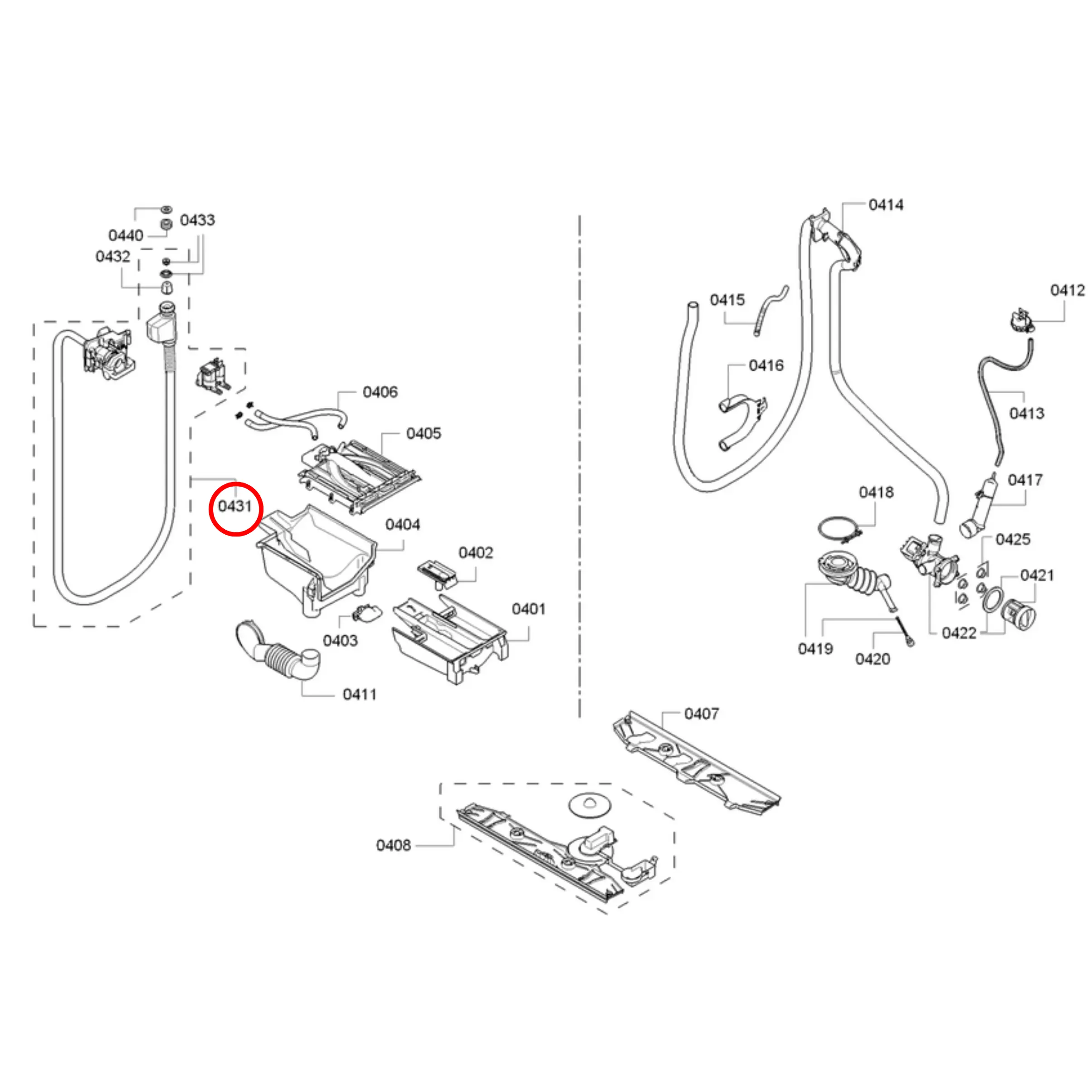 00667327 Bosch, Siemens Washing Machine Inlet AquaStop Hose - 11019468 - Fast Spares