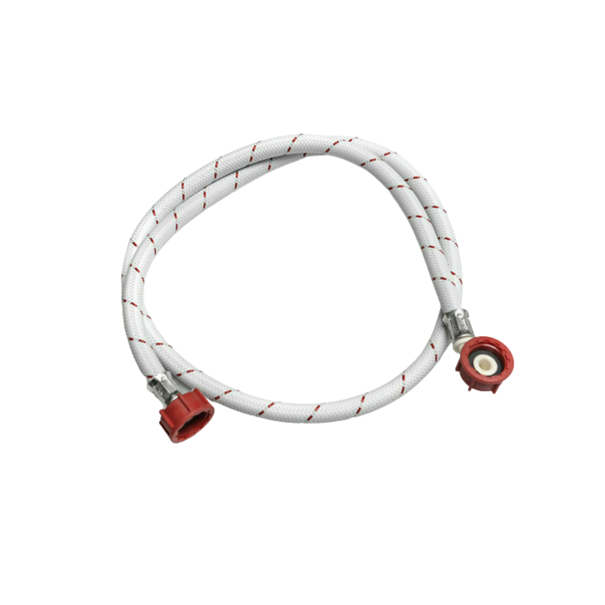 Universal Washing Machine Hot Water Inlet Hose 1.35MT Red Nuts 0571200125