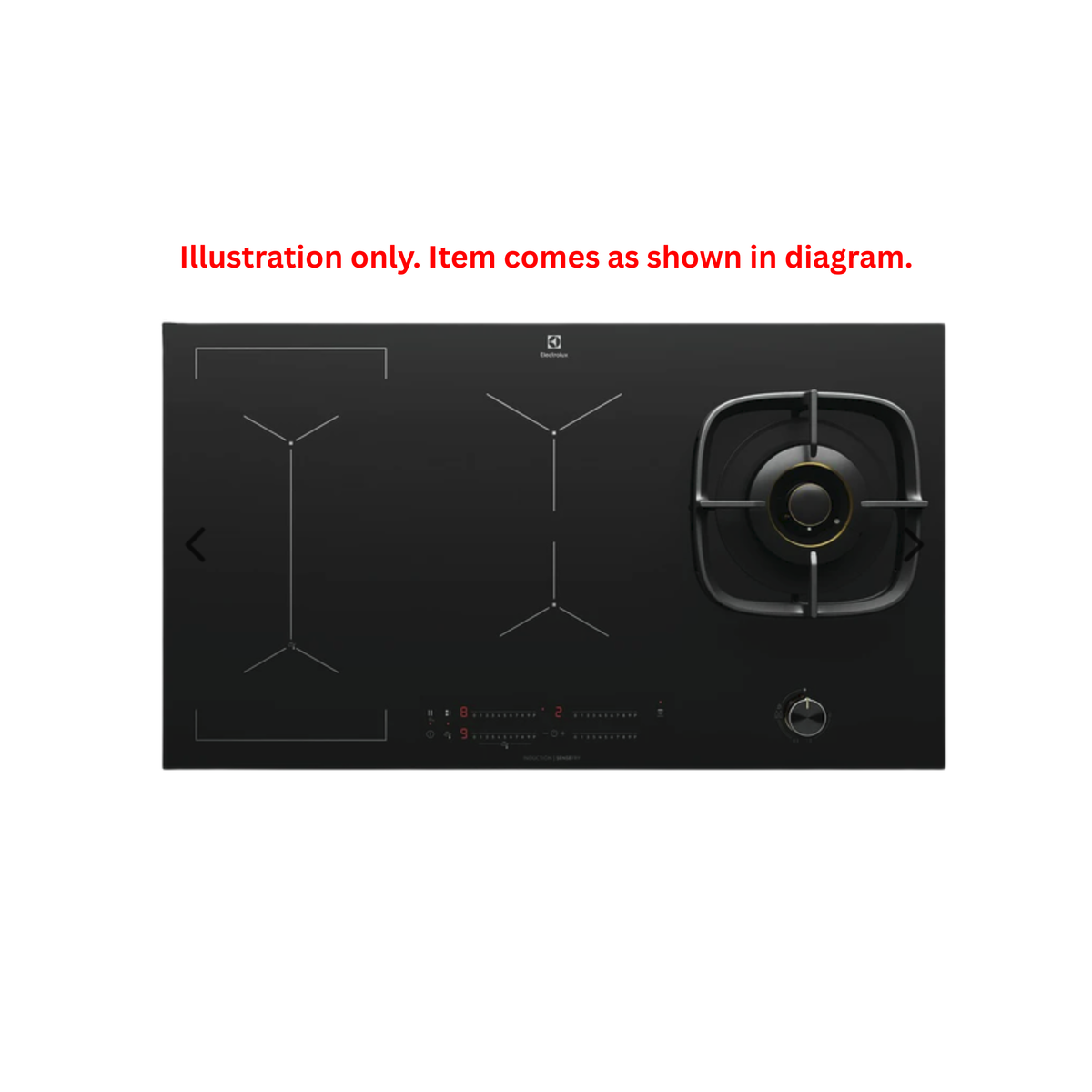 140044156150 Electrolux Cooktop Hop Glass Assembly