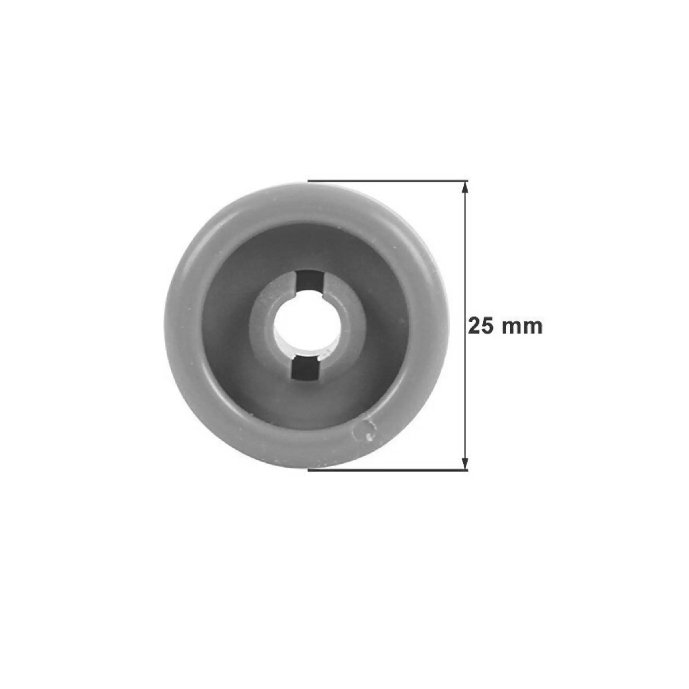 50286967-00/0 AEG, Electrolux, Dishlex, Simpson, Westinghouse Dishwasher Top Basket Wheels (8 Wheels) - Fast Spares