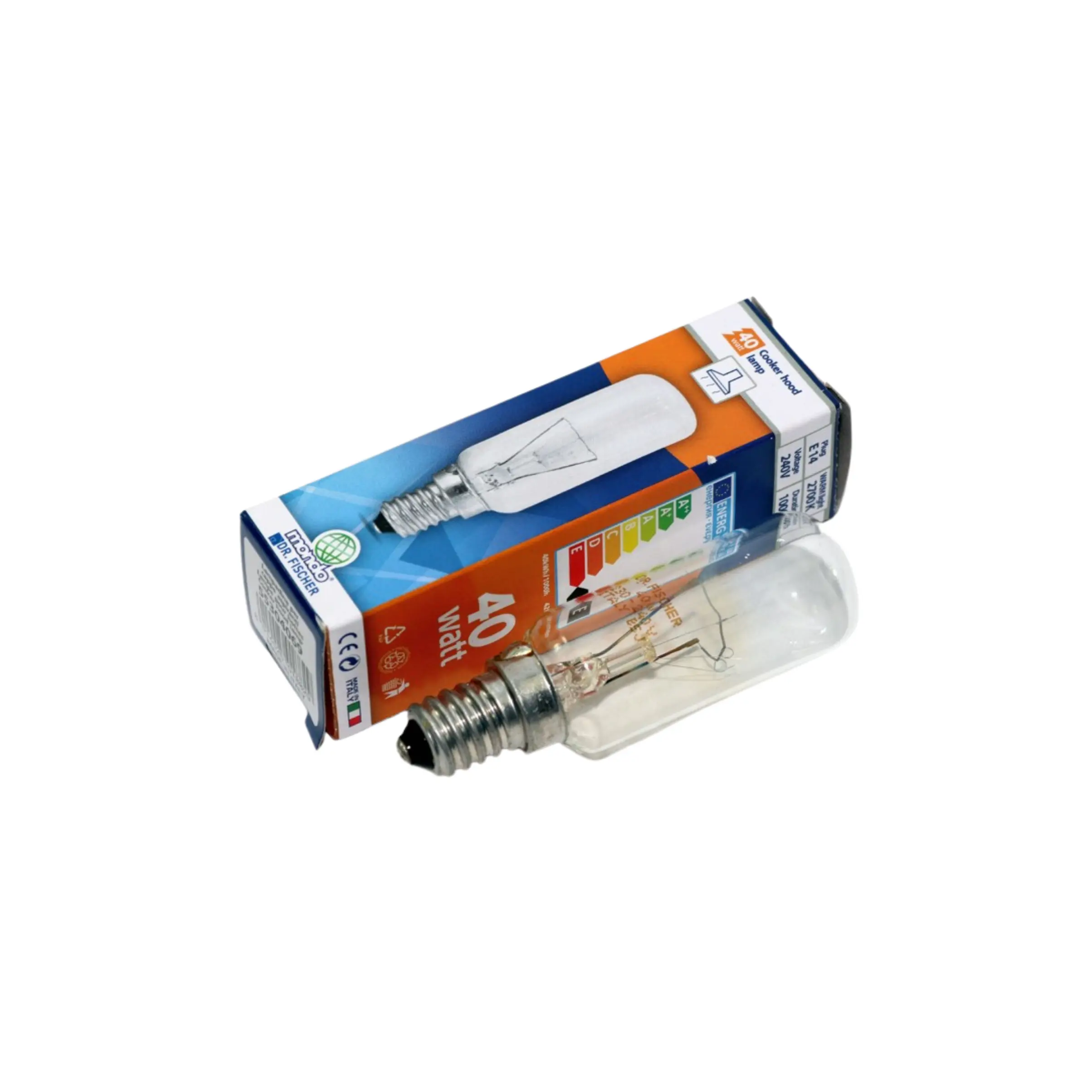 Dr Fischer Fridge Rangehood Light Globe 40W Italy - RH0011, 55304069 Fast Spares