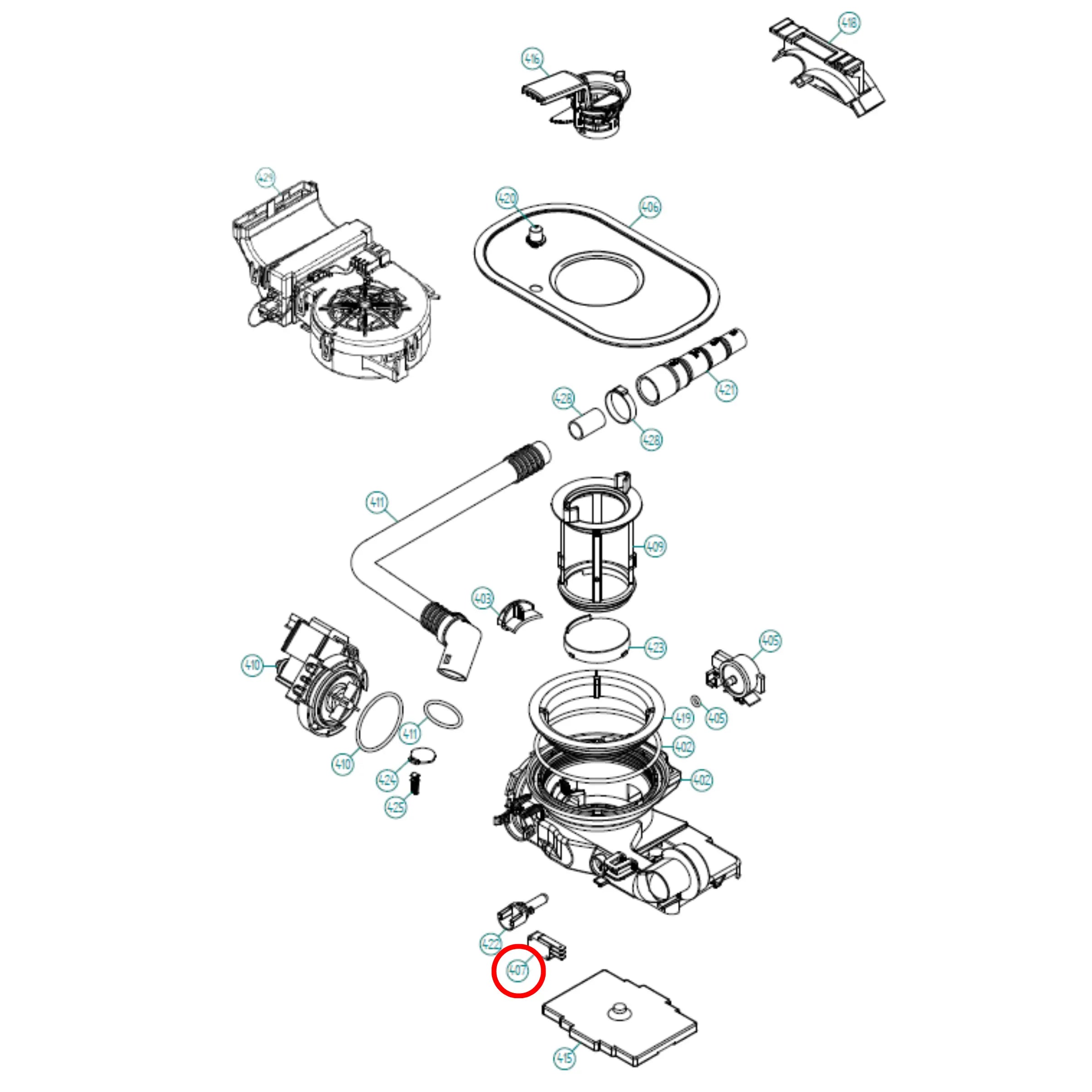 700335 Asko Dishwasher Microswitch Perth Appliance Spares
