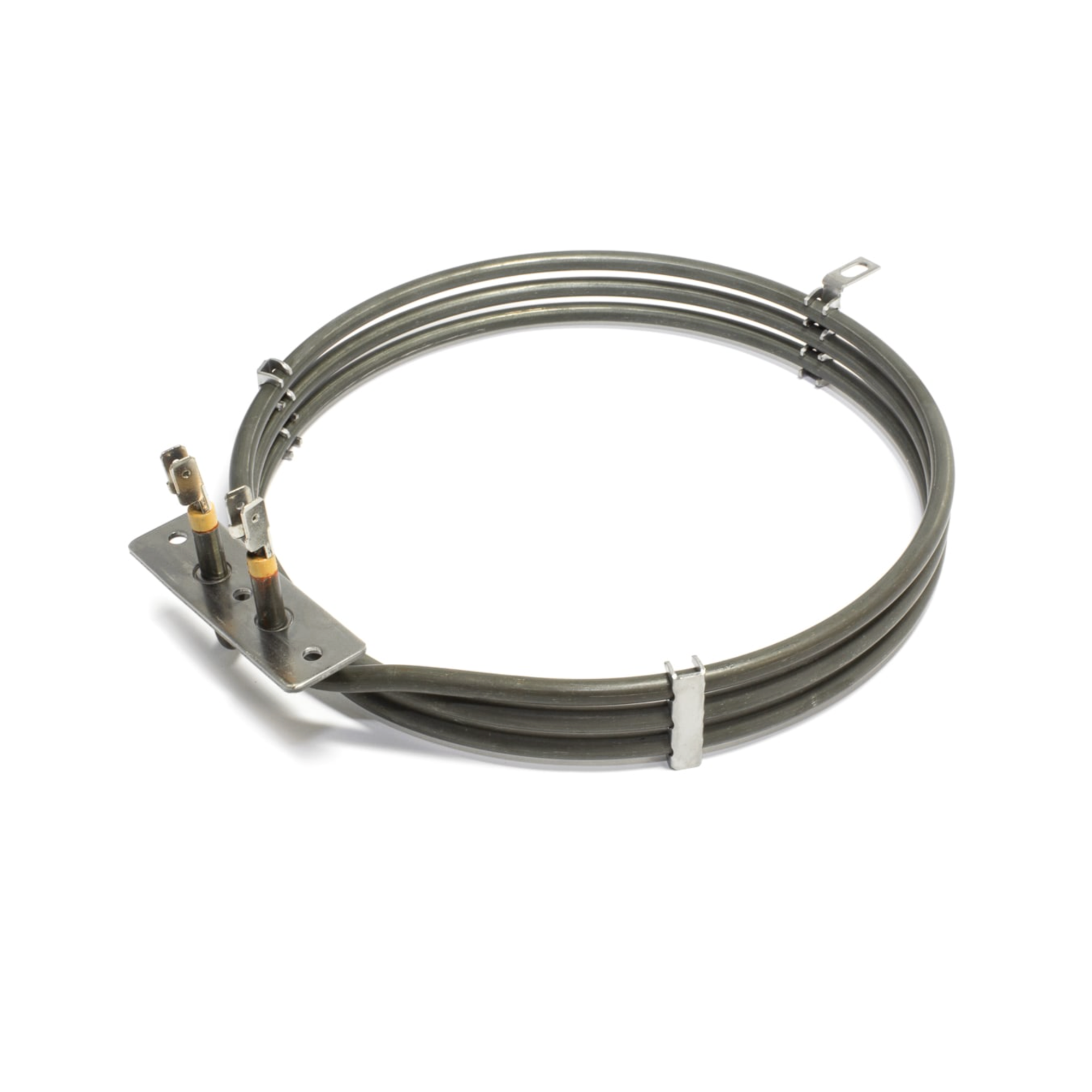 Front view of 806891082 2000W circular fan forced oven heating element for SMEG ovens