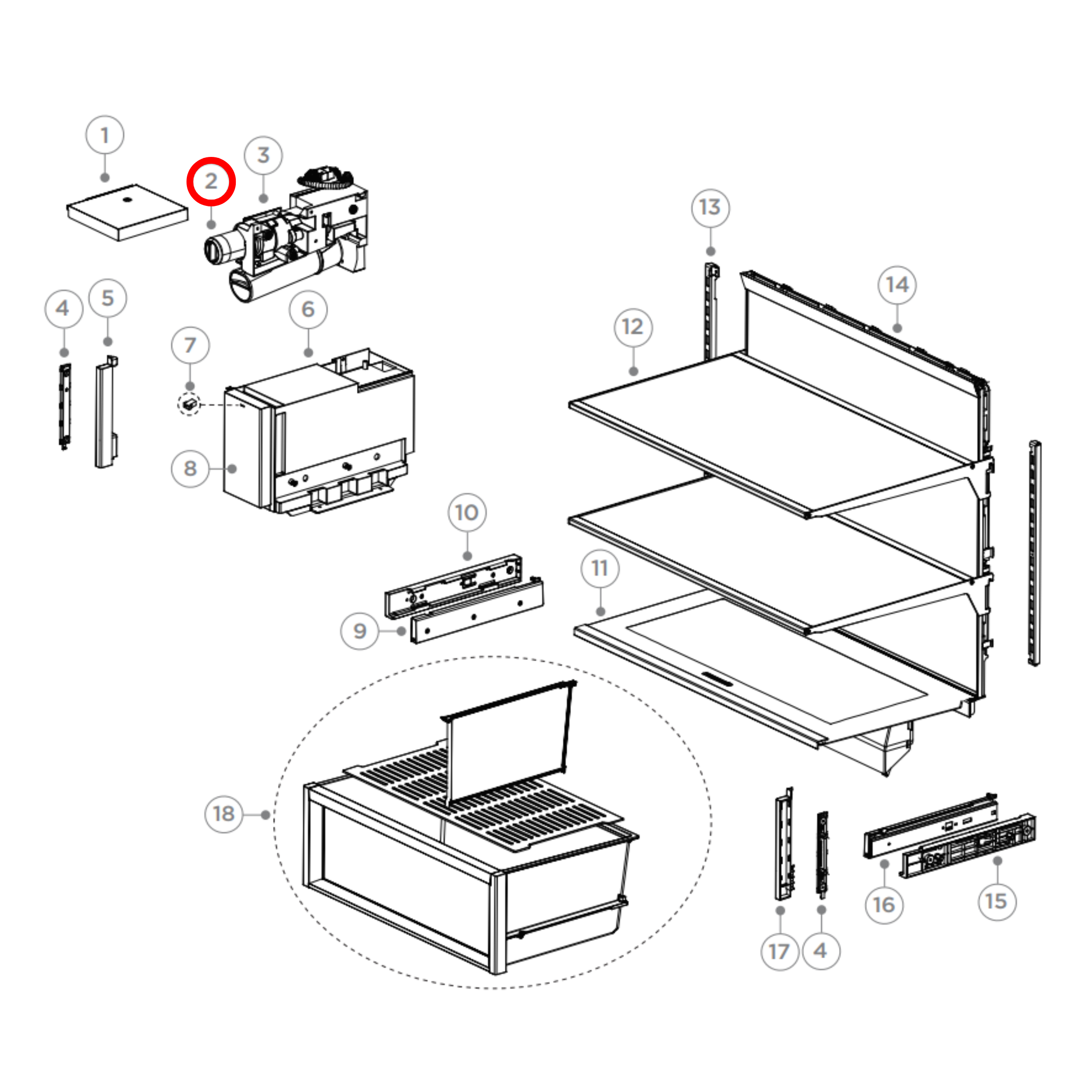 Fisher & Paykel Fridge Water Filter XWF FWC5 – 868686