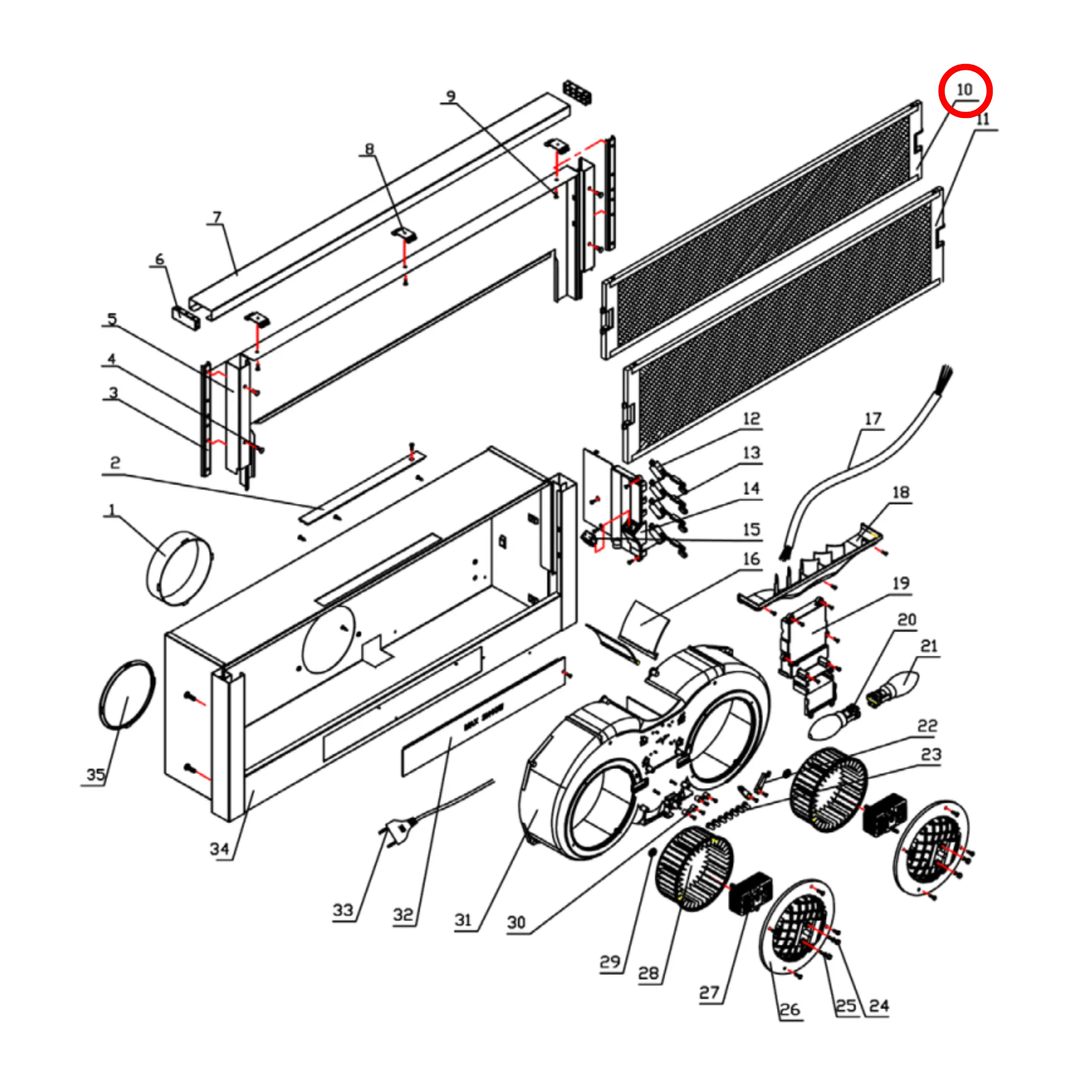900402663 Westinghouse Rangehood Filter – TF92010 - Fast Spares