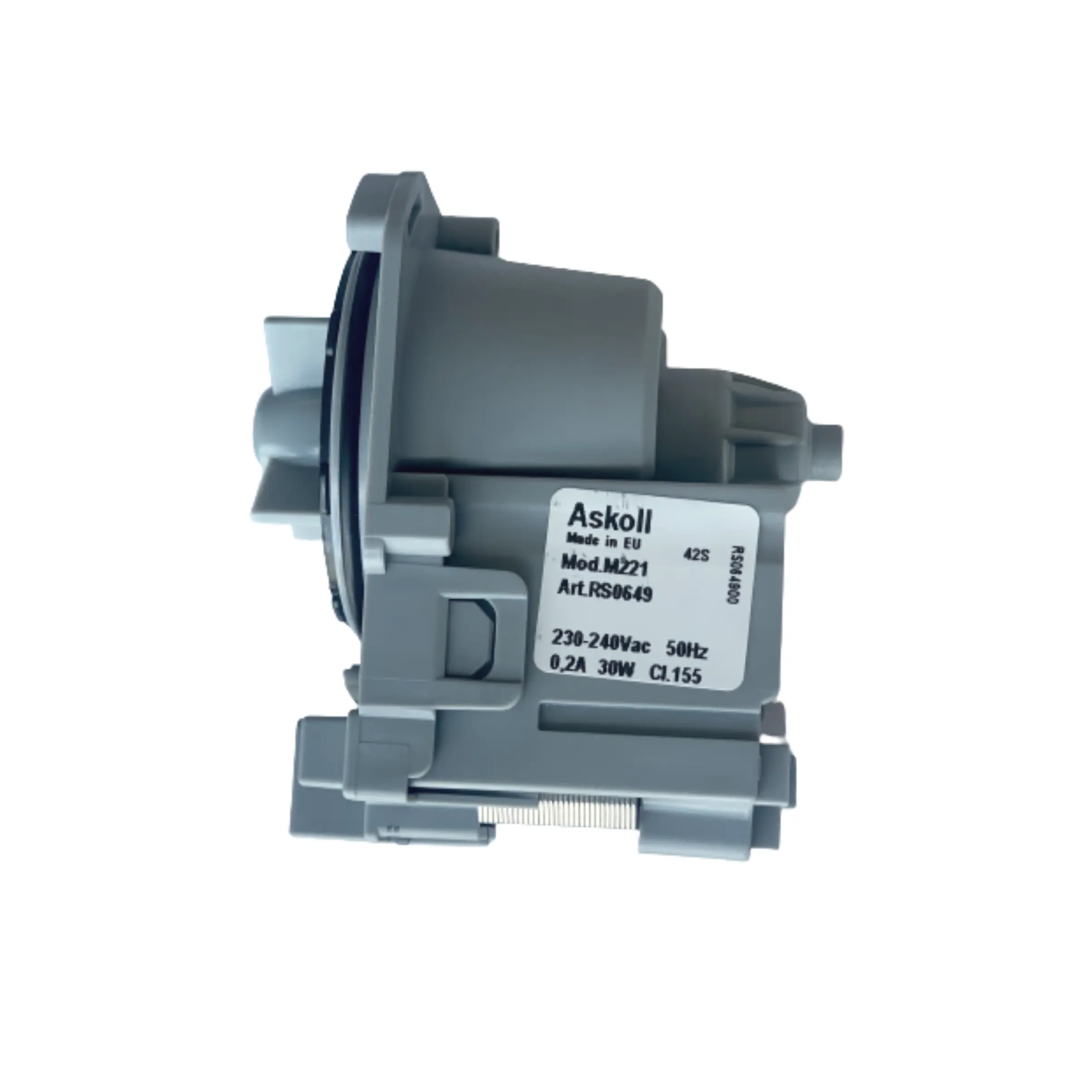 BO111 Bosch Washing Machine Drain Pump – Askoll M221 with Front Twist Plug - Fast Spares