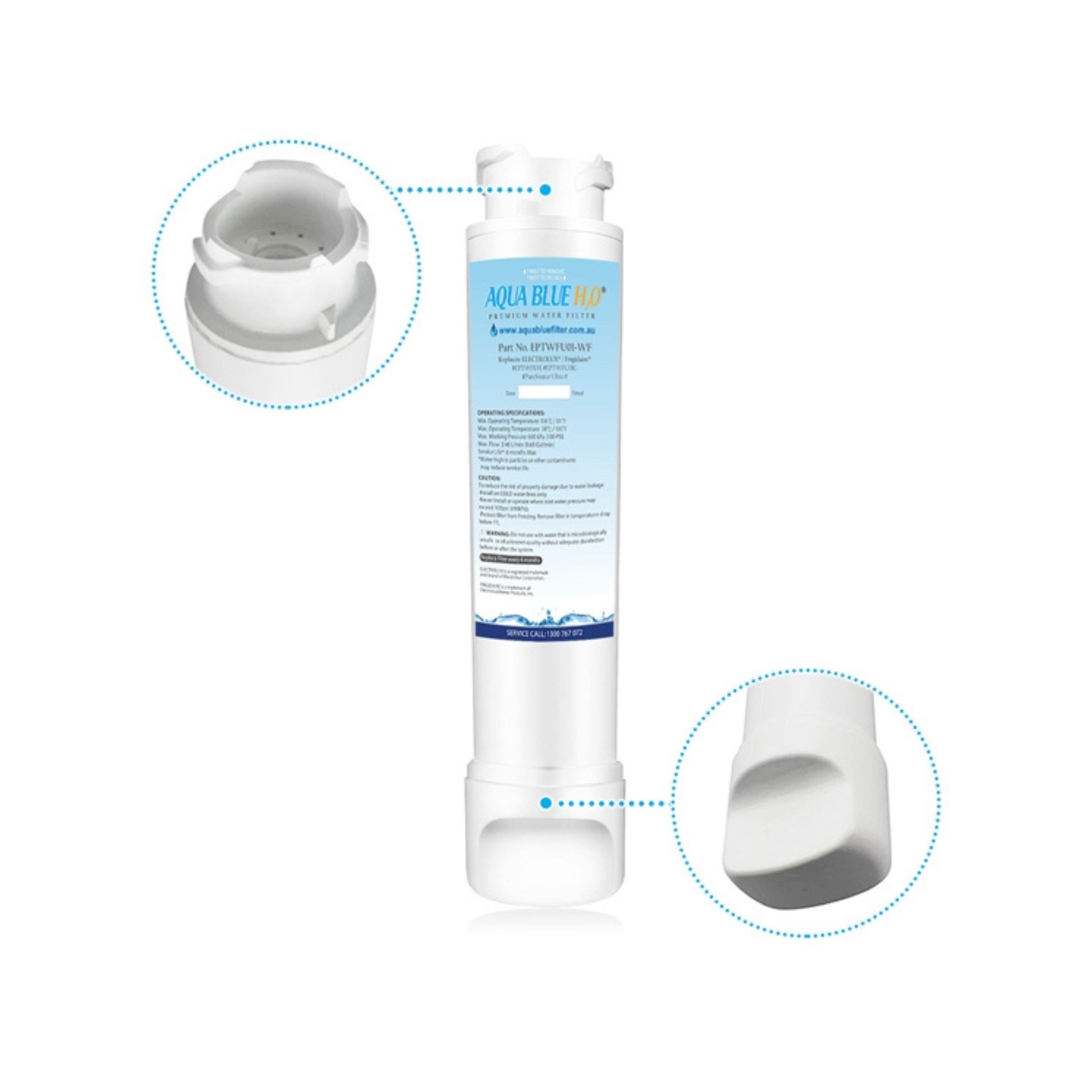 EPTWFU01 Electrolux Fridge Water Filter - A13402905, 807946705, ULX220