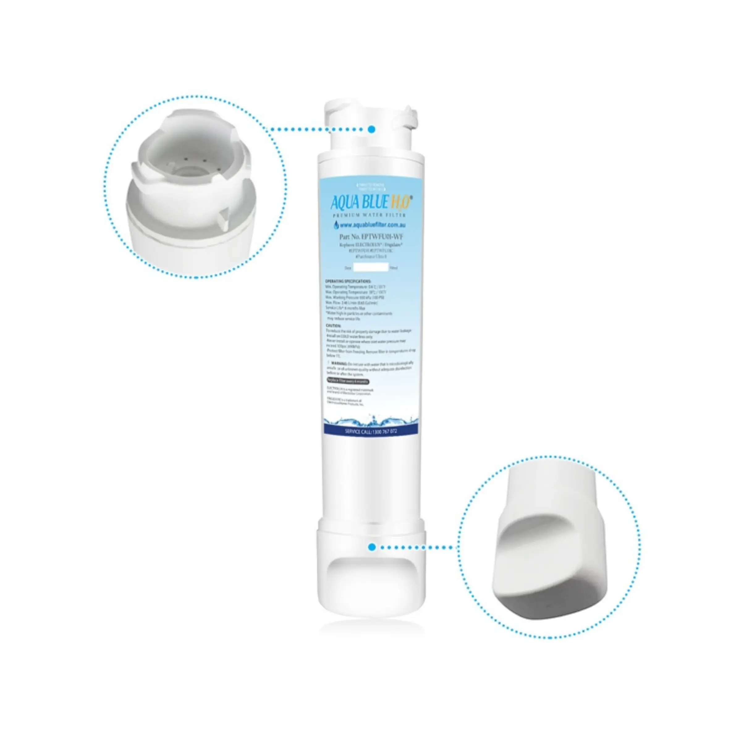 EPTWFU01 Electrolux Fridge Water Filter - A13402905, 807946705, ULX220 Fast Spares