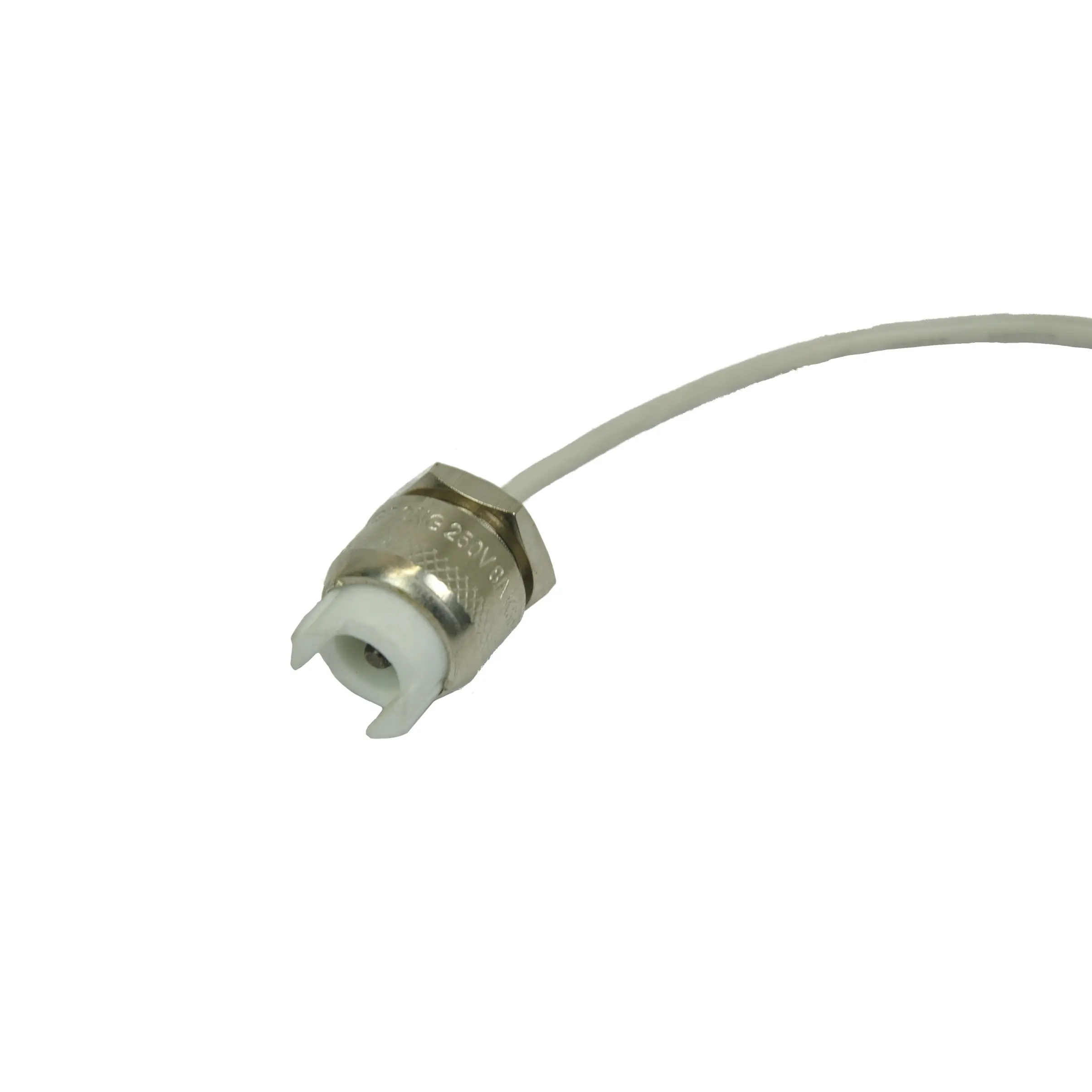 K504 Baine Marie M14 Nut Mount Halogen Holder for R7S Lamps – 6A 240V - Fast Spares