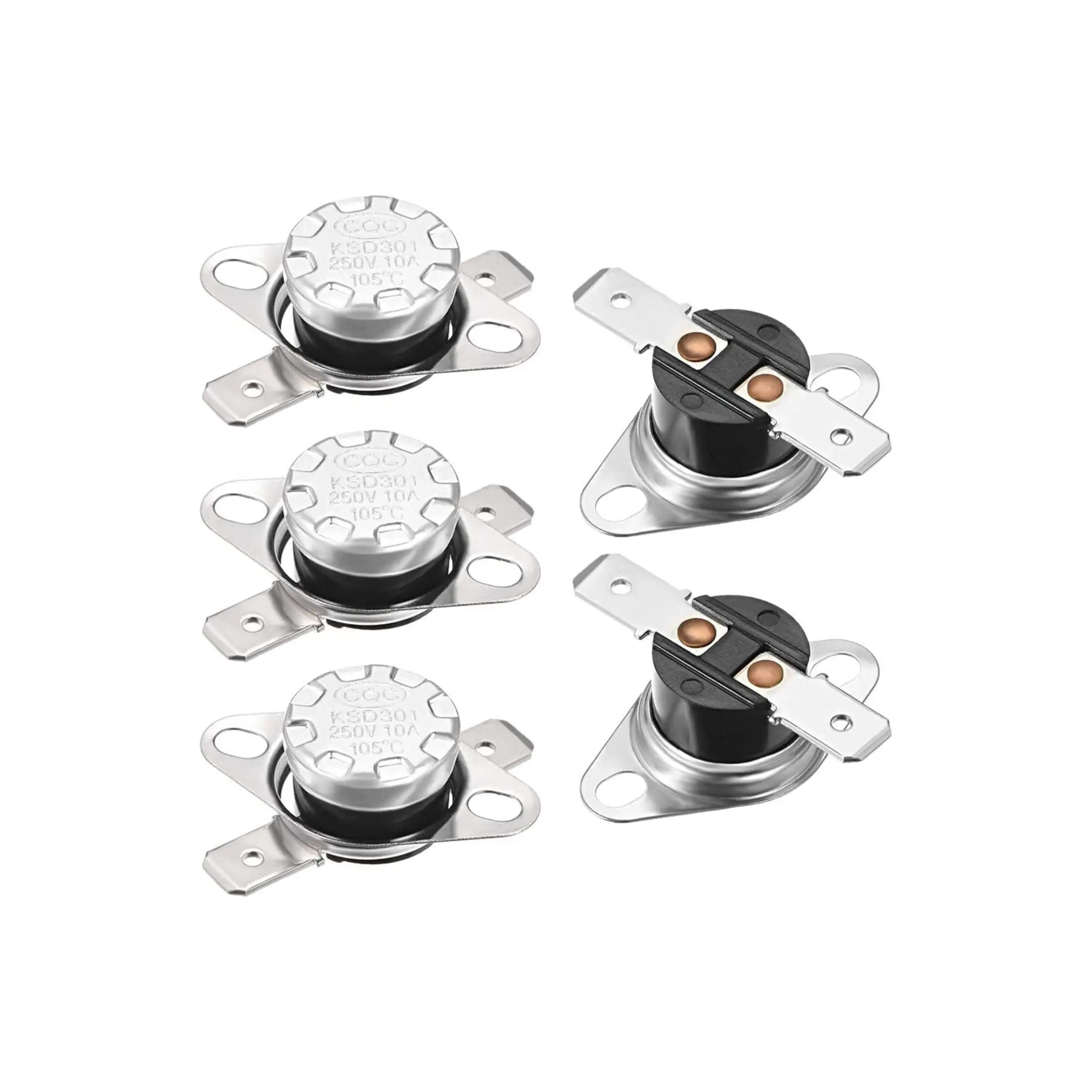 KSD301 105C Normally Open Thermal Control 250V 10A - Fast Spares