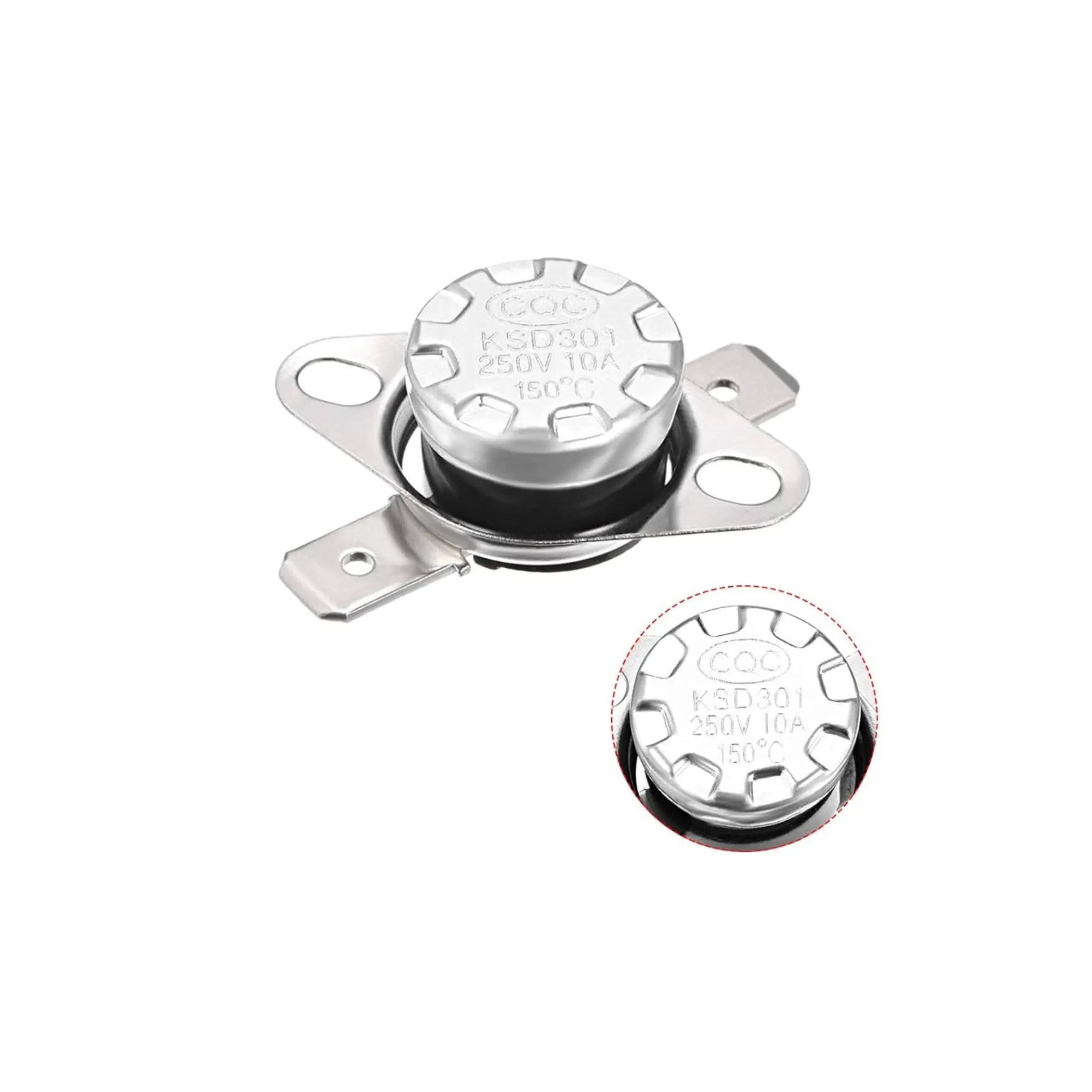 KSD301 150C Normally Open Thermal Control 250V 10A Fast Spares