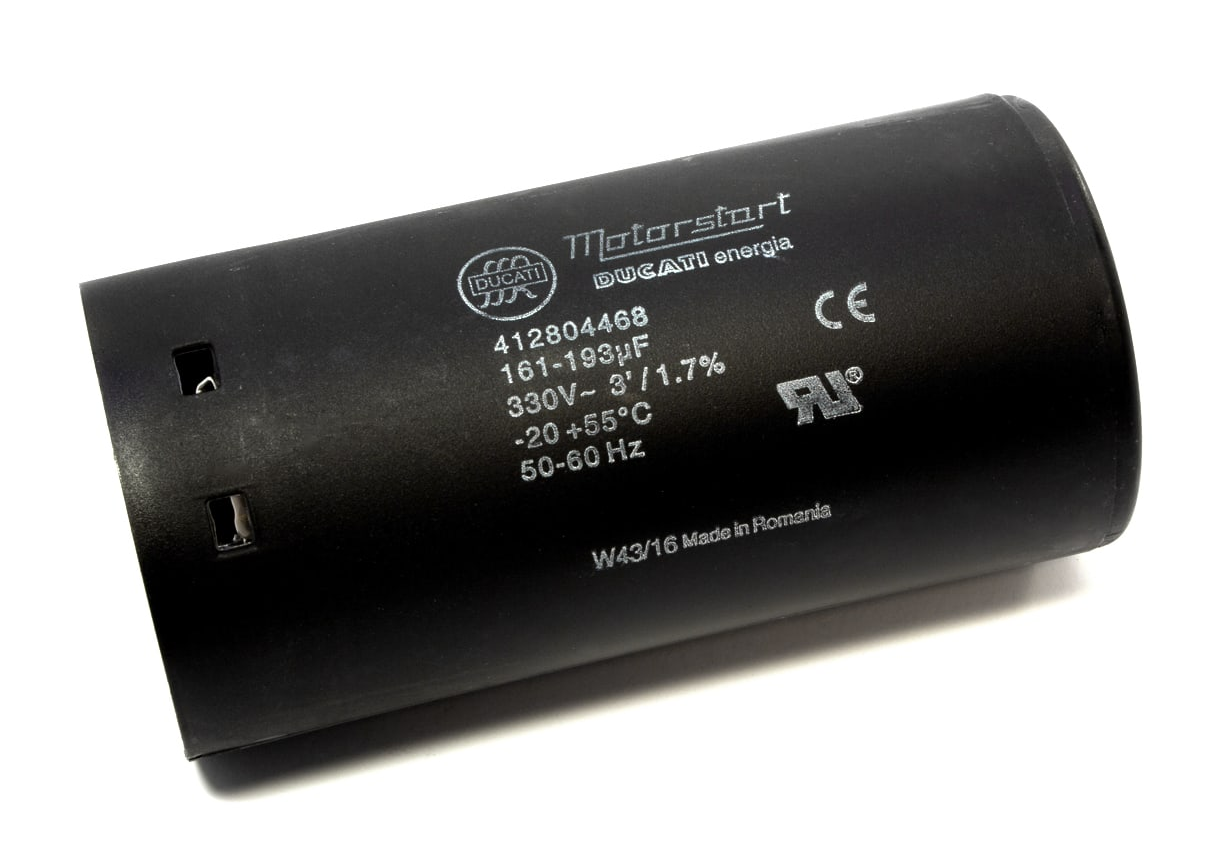 Ducati Energia Italia 161-193µF Motor Start Capacitor 412804468 up to 330V Fast Spares