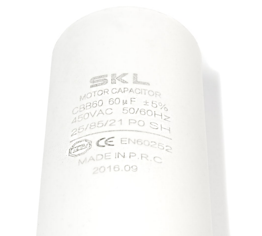 CAP060MS Capacitor 60µF Ø50x106mm 450V Metal with Stud Fast Spares