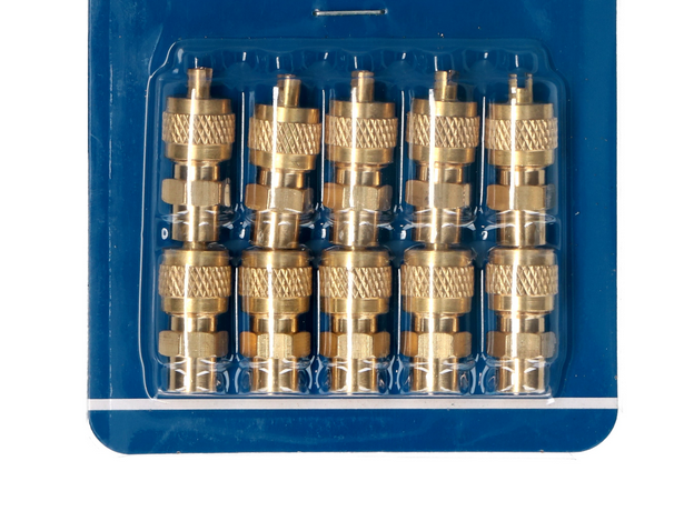 SVL002UN Charging Valve Solder 1/4" Ø6.25mm Kit 10pcs Fast Spares