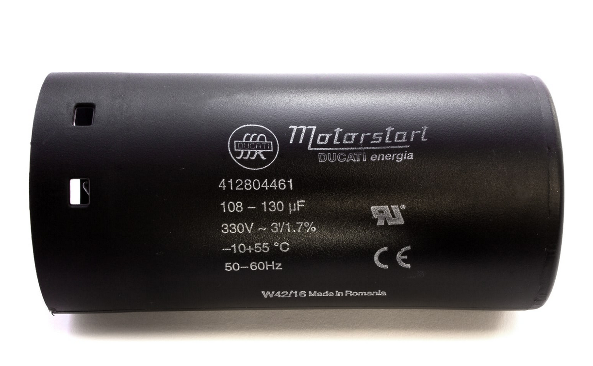 Ducati Energia Italia 108-130µF Motor Start Capacitor 412804461 up to 330V Fast Spares