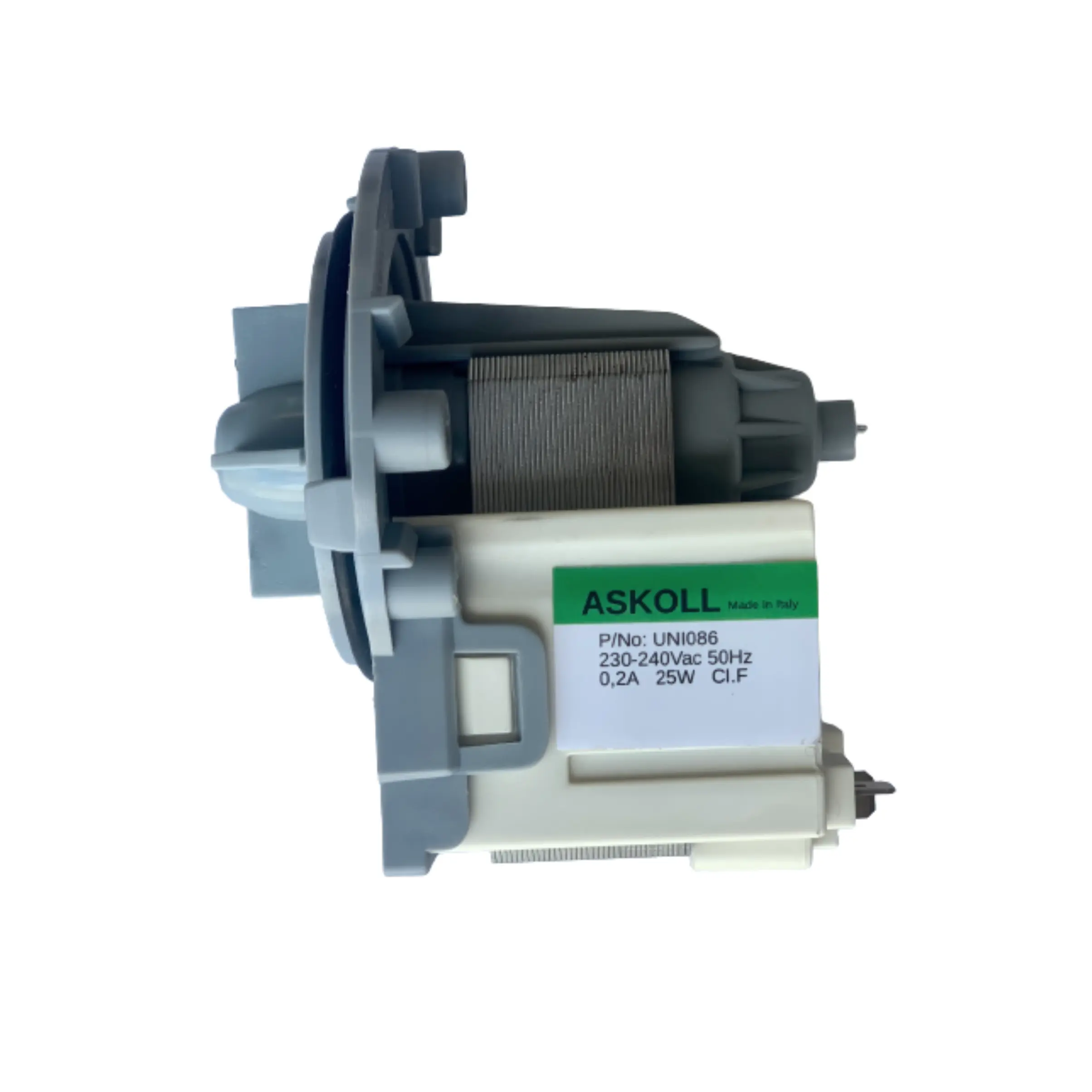 UNI086 Washing Machine Askoll Drain Pump With Thermo Cut Off - Fast Spares
