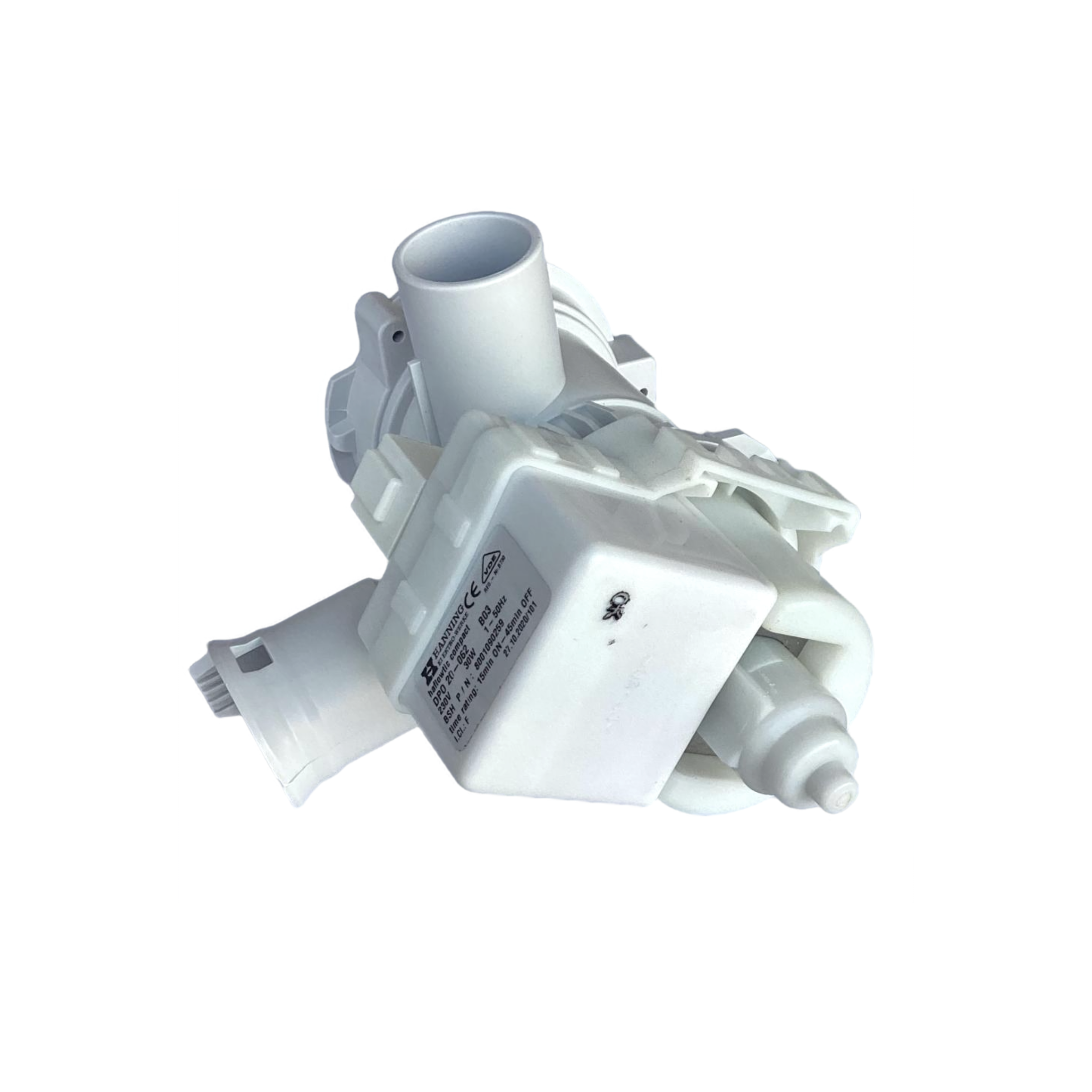 Bosch Front Load Washing Machine Drain Pump – 00146083 (Supersedes 00144992)