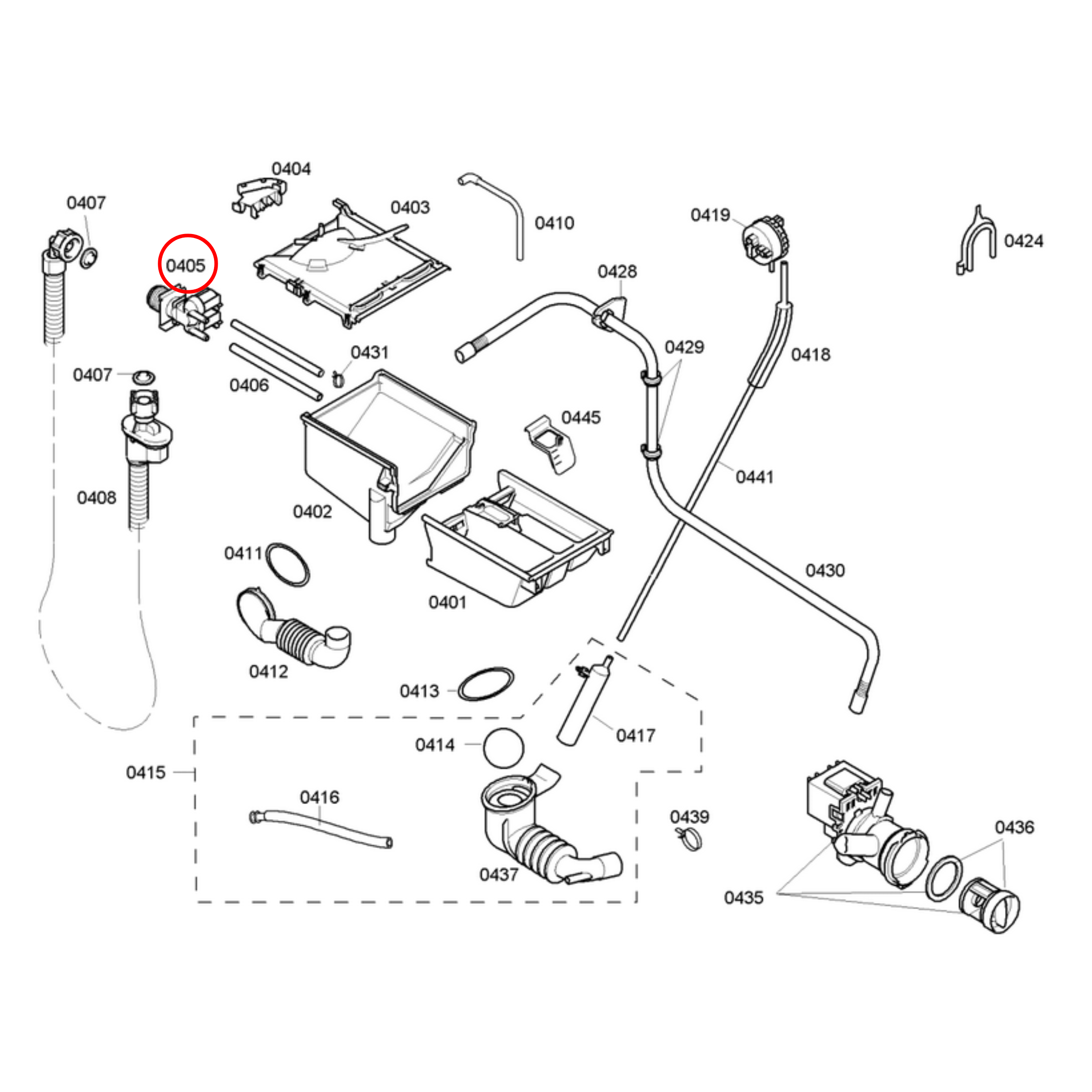 00428210 Bosch, Indesit Washing Machine Dual Inlet Valve - W204, 00171261 Perth Appliance Spares