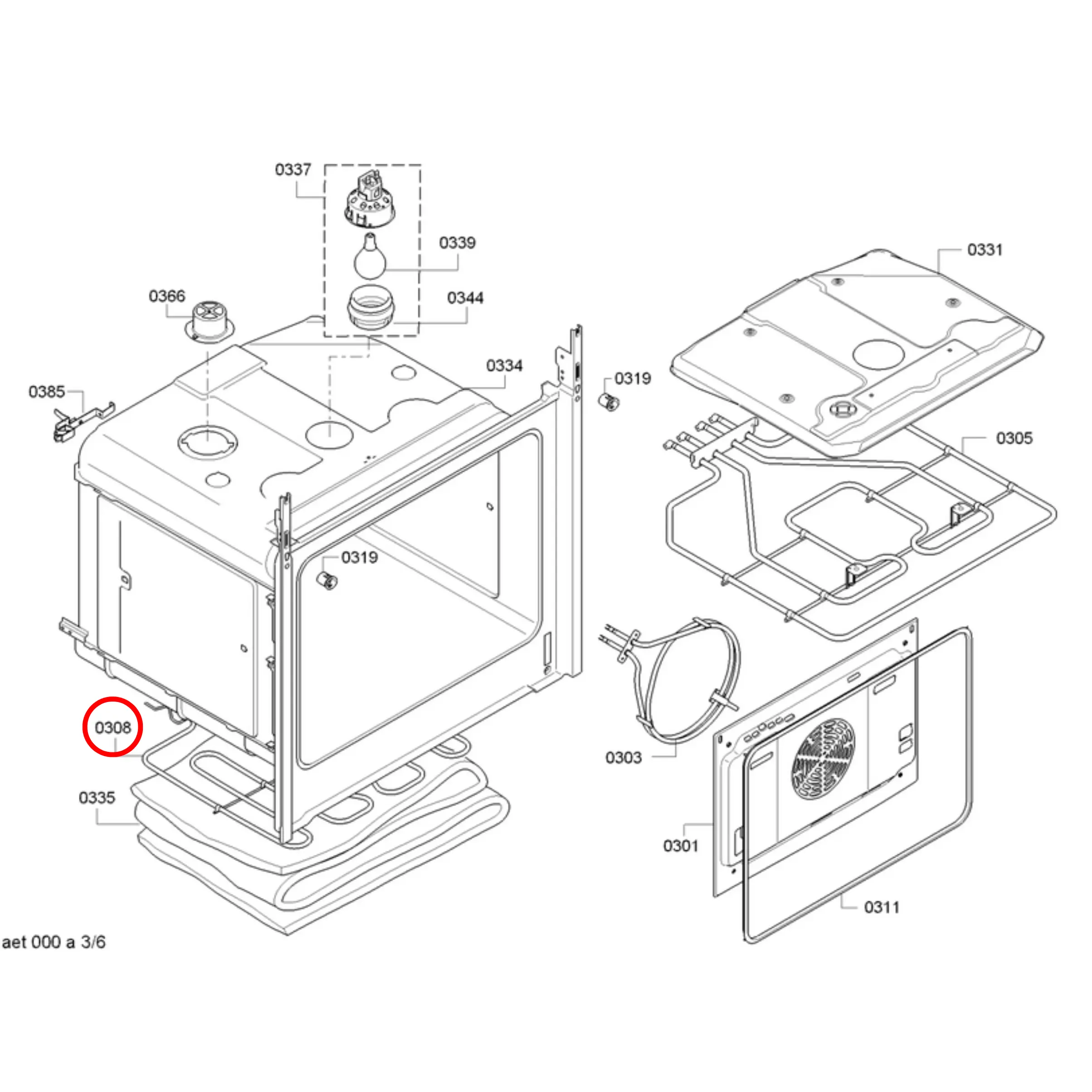 00470763 Bosch Oven Bottom Heating Element Perth Appliance Spares