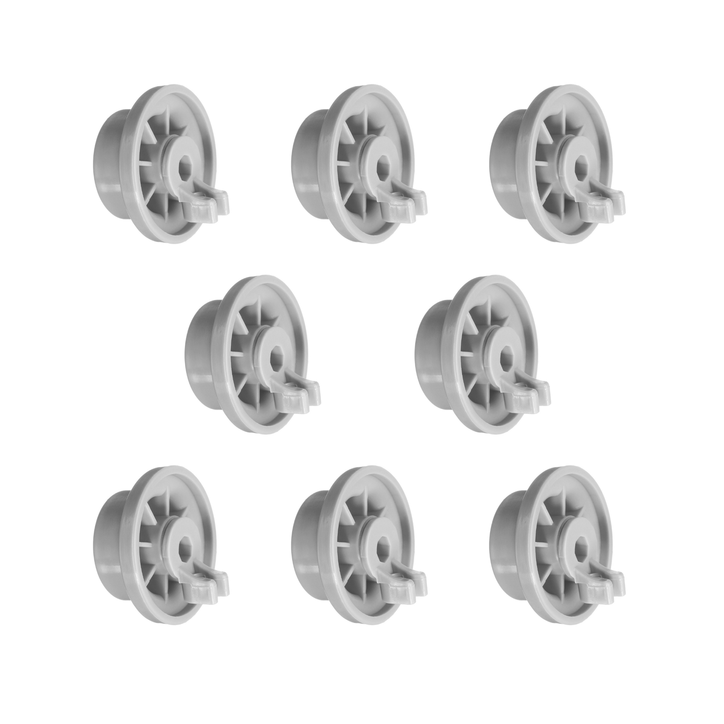 Bosch Dishwasher Lower Basket Wheel 8 Pieces - 00165314, 00611475