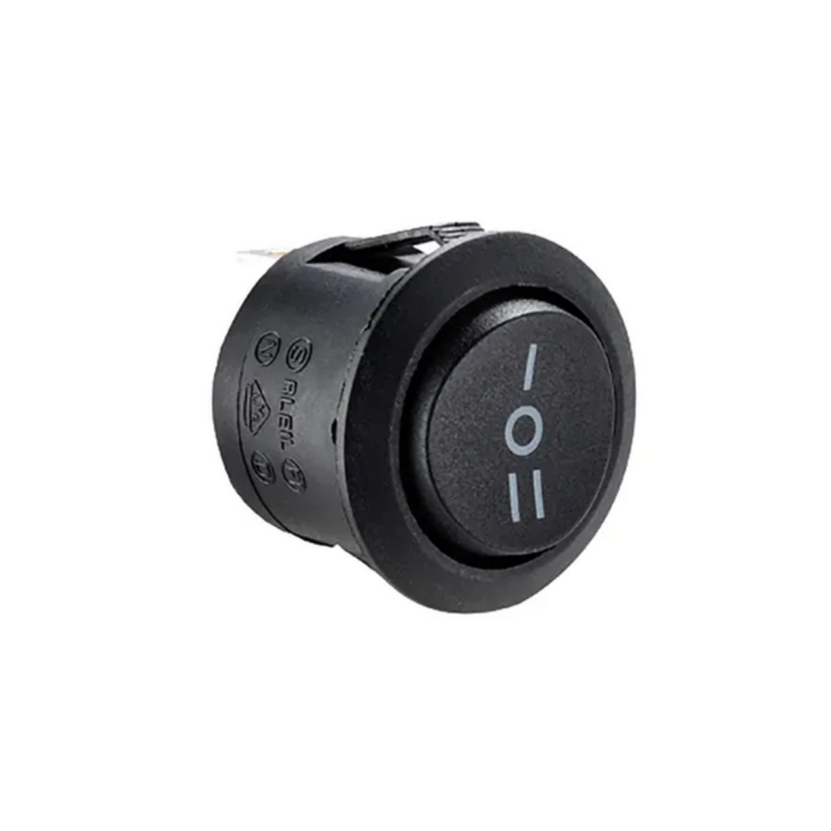 9143550 On-Off-On Rocker Switch Panel Mount