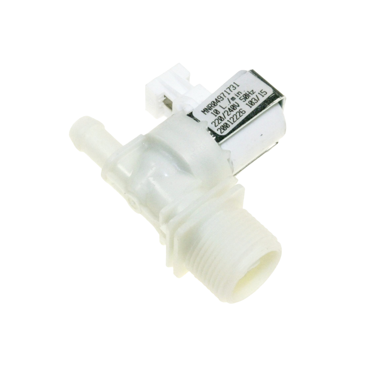 4971732 Miele Washing Machine 1 Way Inlet Valve 180 Degree - 04971731