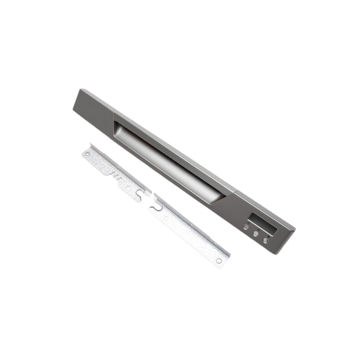 512478P Fisher & Paykel Dishwasher Bottom Door Handle Kit Silver - 524960P