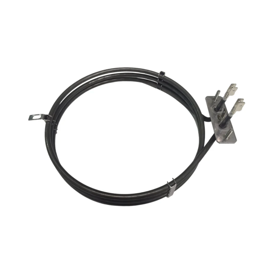 Front view of 806890656 SMEG 2700W triple ring fan forced oven heating element