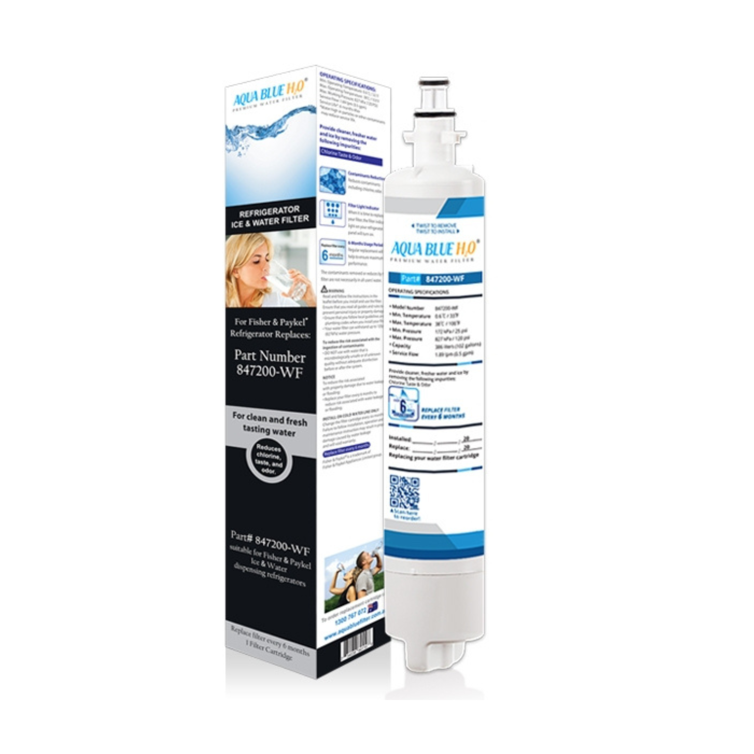 847200-WF Fisher & Paykel Fridge Water Filter - Non Genuine