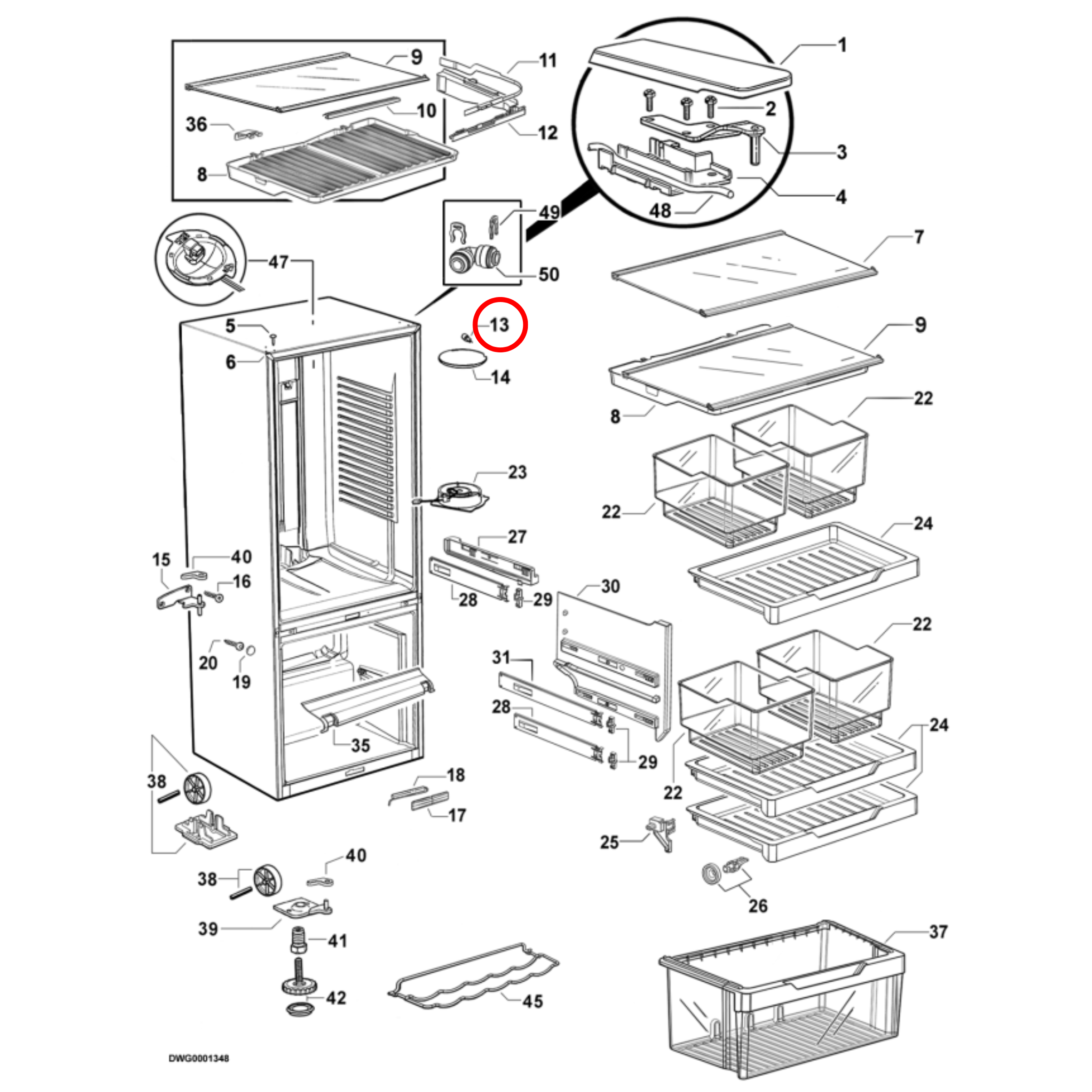 874017P Fisher & Paykel Fridge Lamp Halogen Globe PC 12V 10W G4 Perth Appliance Spares