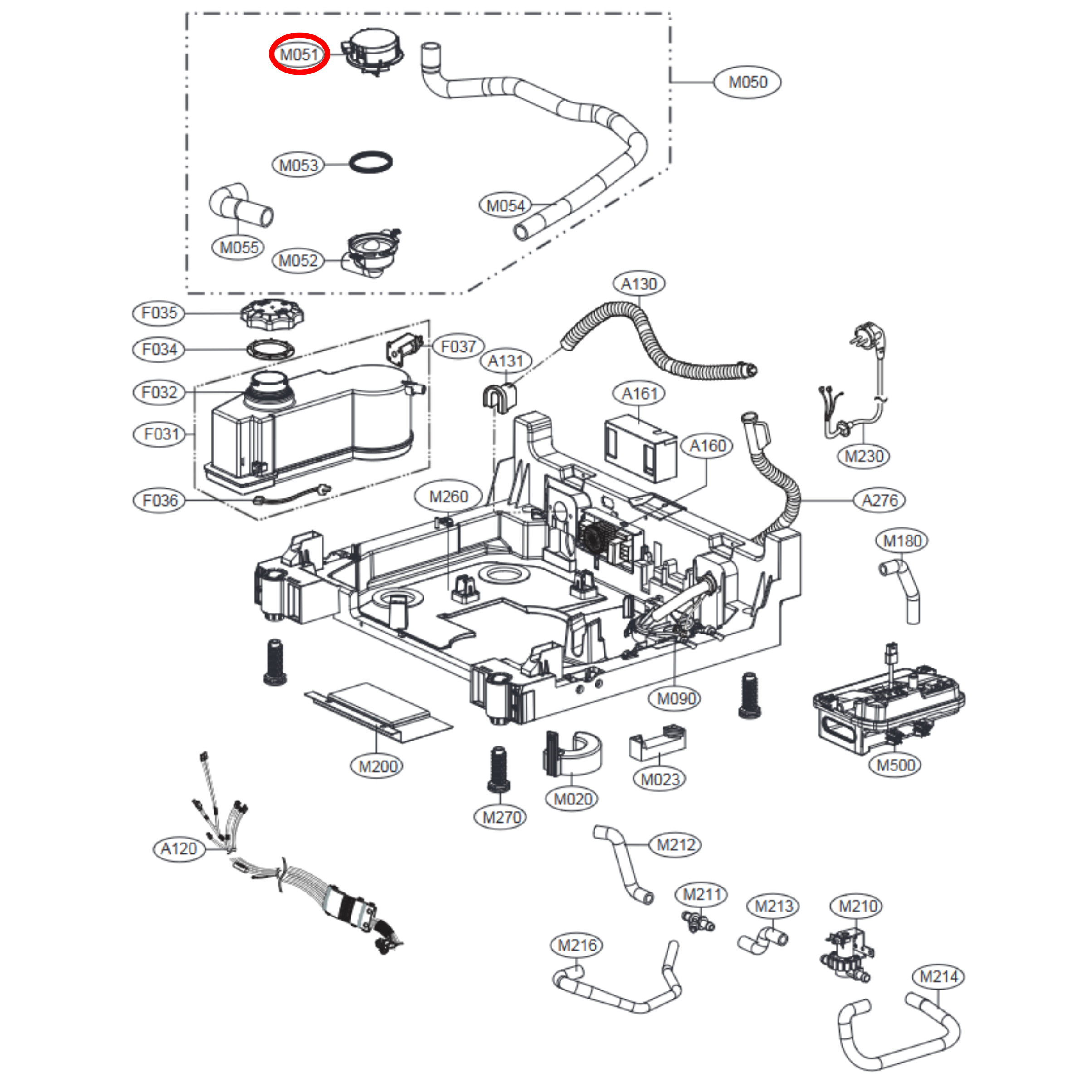 EAU62043403 LG Dishwasher Dryer Drain Pump - EAU60710802 Perth Appliance Spares