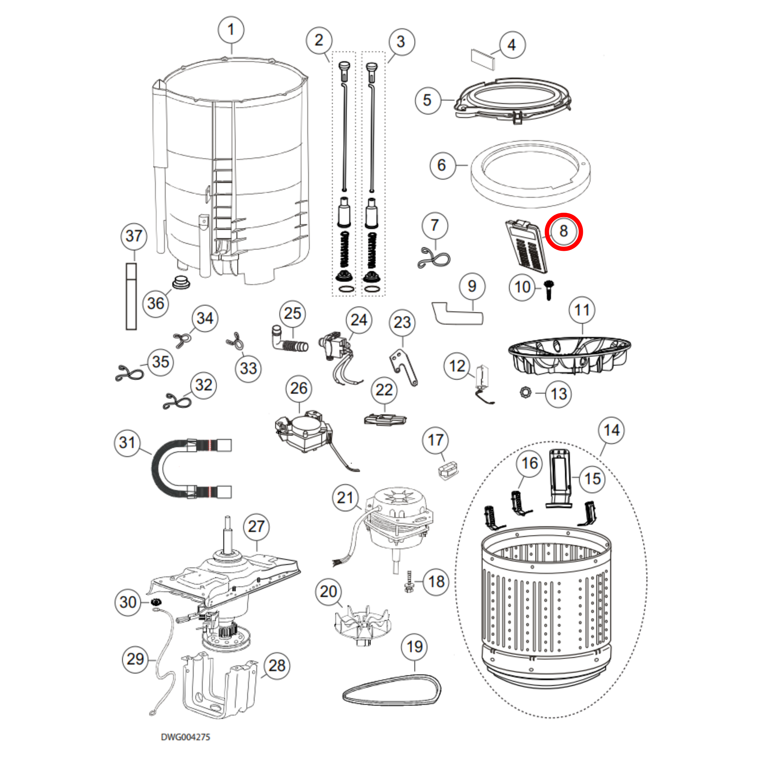 Haier Top Load Washing Machine Lint Filter – H0030810341