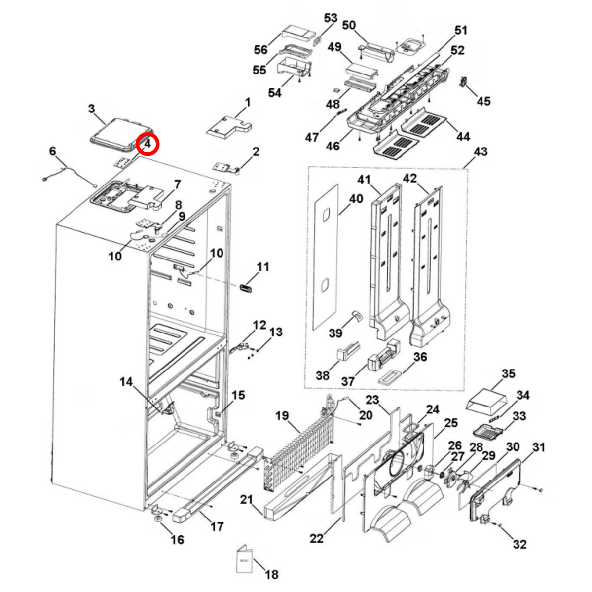 H0061800135 Fisher & Paykel, Haier Fridge PCB Control Module