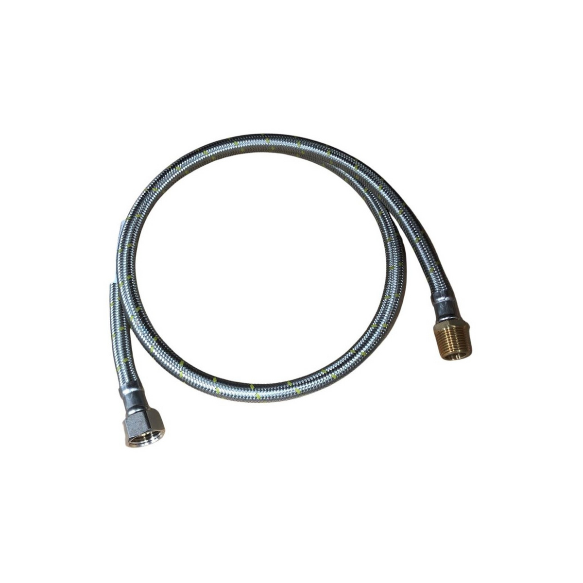 SG130 10MM SS Gas Hose 1/2 BSP FC 1200MM