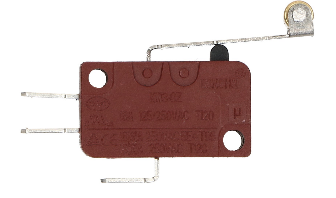 Universal Microswitch Kit 3F48 4.8mm 16A 250V Lever Type Fast Spares