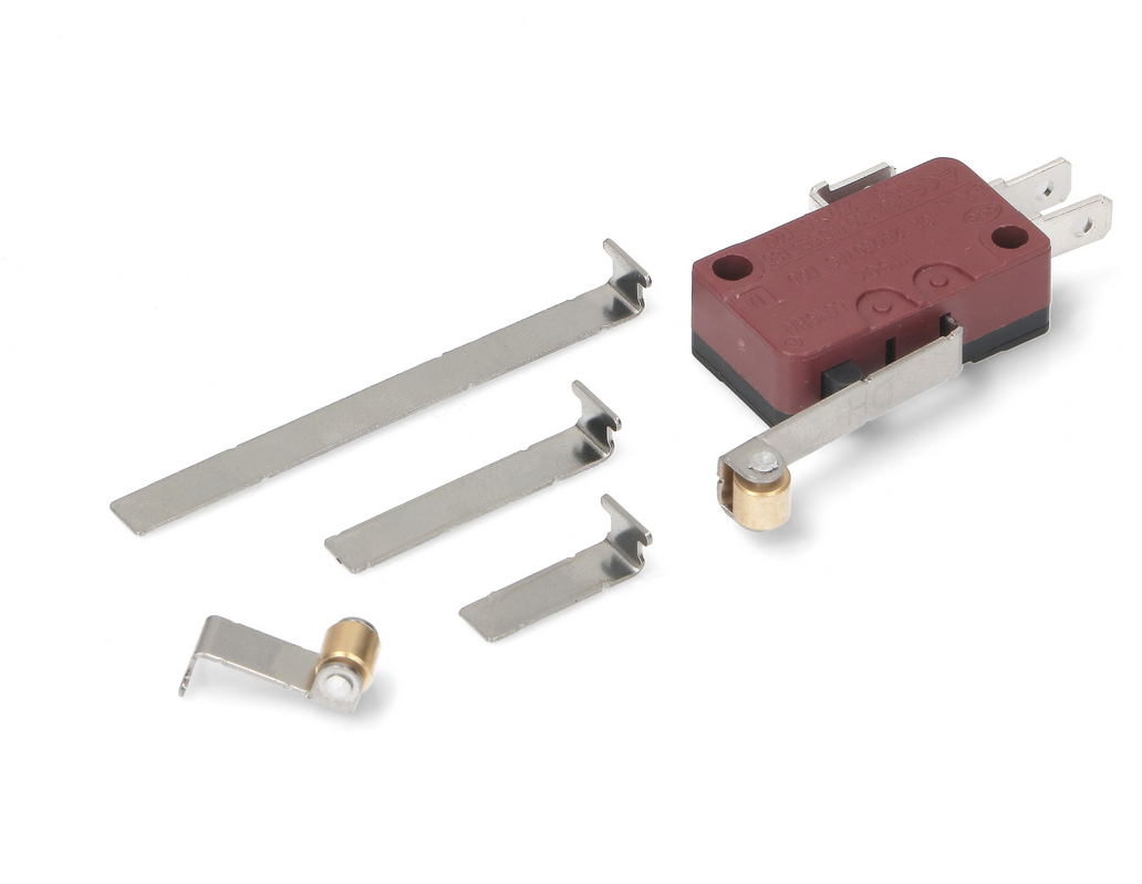 Universal Microswitch Kit 3F48 4.8mm 16A 250V Lever Type Fast Spares