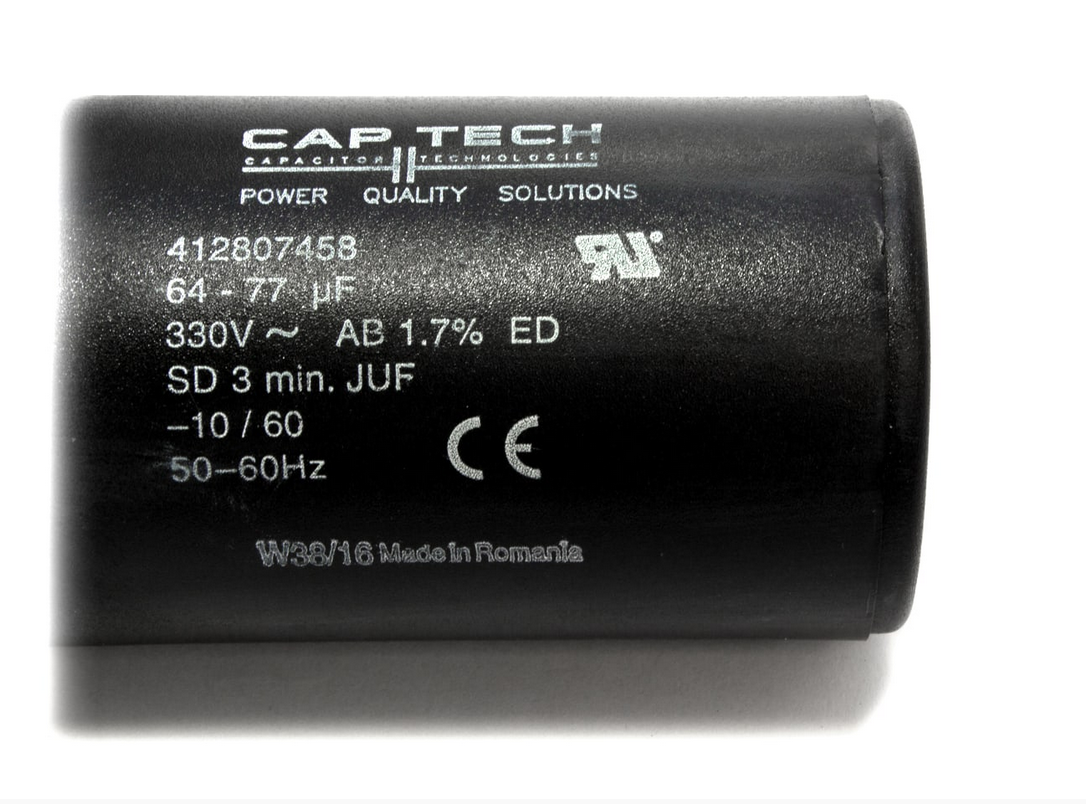 64-77UFDUCATI 64–77µF Plastic Motor Run Capacitor Fast Spares