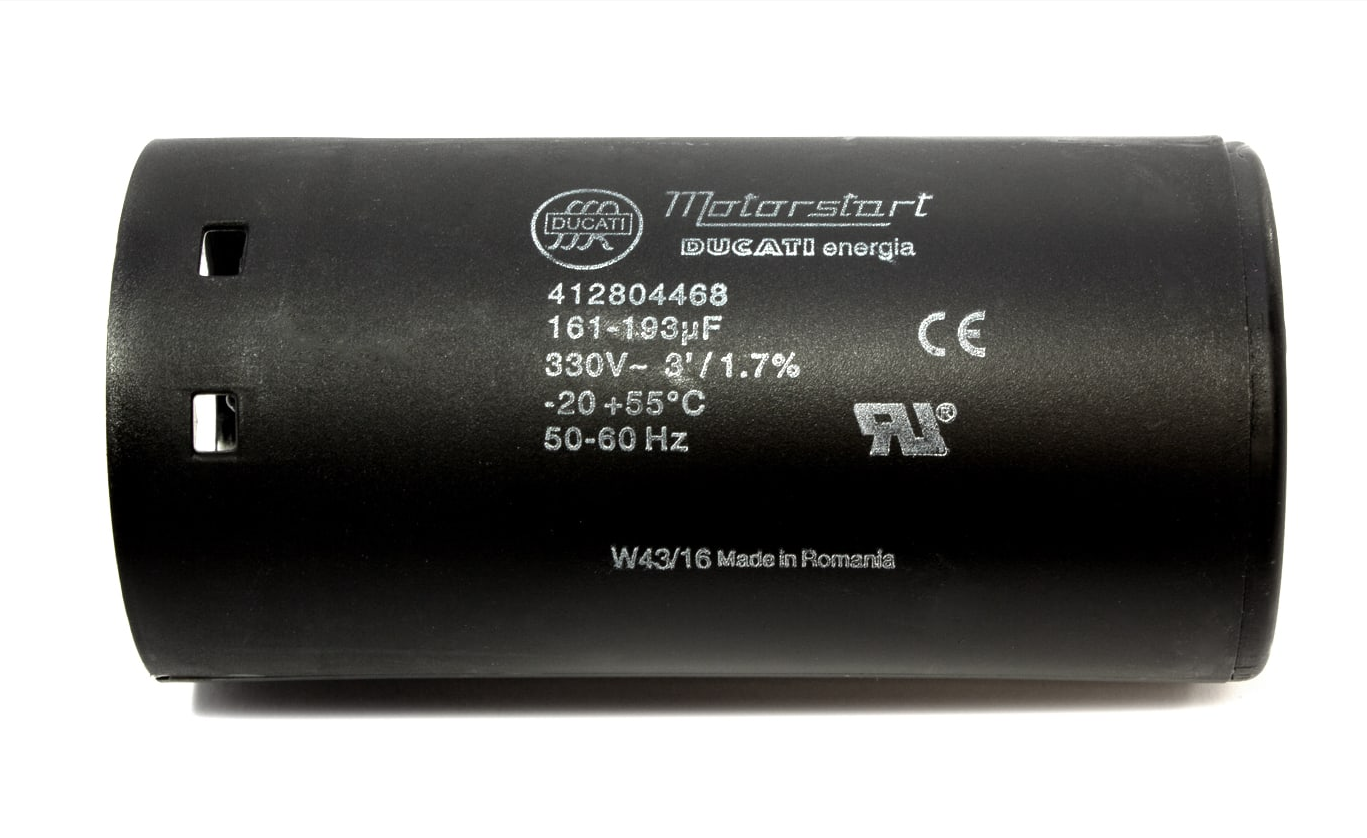 Ducati Energia Italia 161-193µF Motor Start Capacitor 412804468 up to 330V Fast Spares