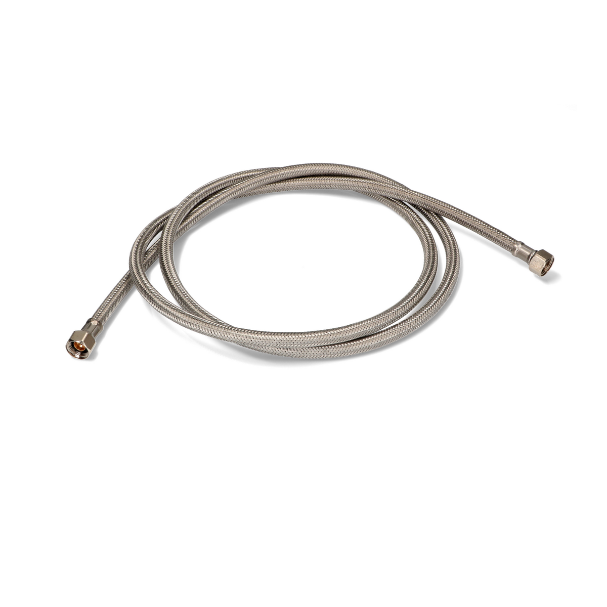 DN8 X2304IUG 2M Universal Coffee Machine Flexible Inox Hose Striaght 3/8 x 3/8 BSP Female