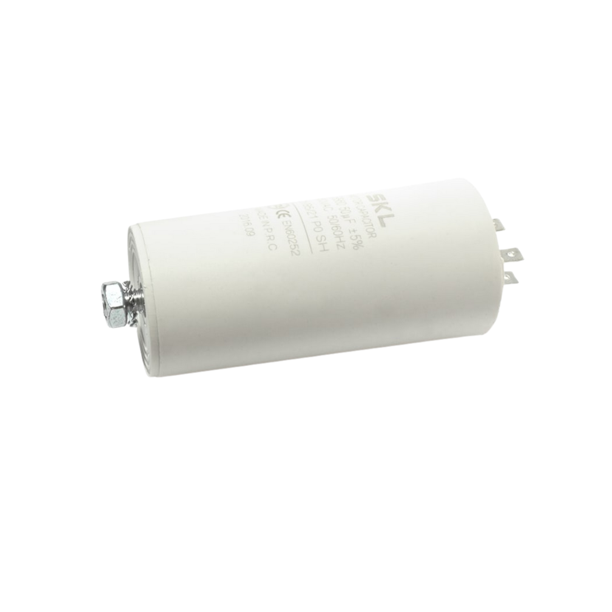 CAP050MS Capacitor 50µF Ø50x106mm 450V Metal with Stud Fast Spares