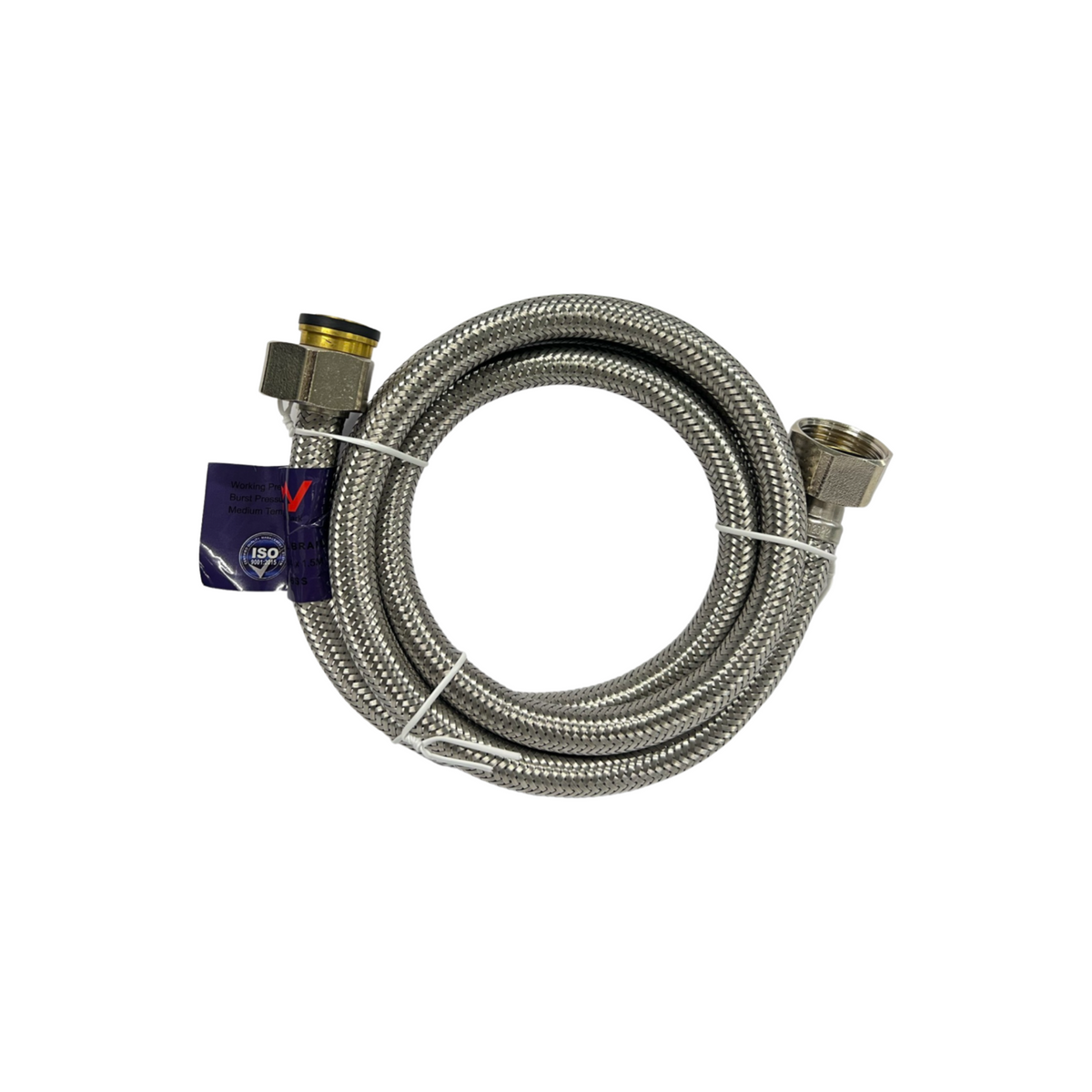 W046SS Washing Machine Hose Stainless Steel 1.5M