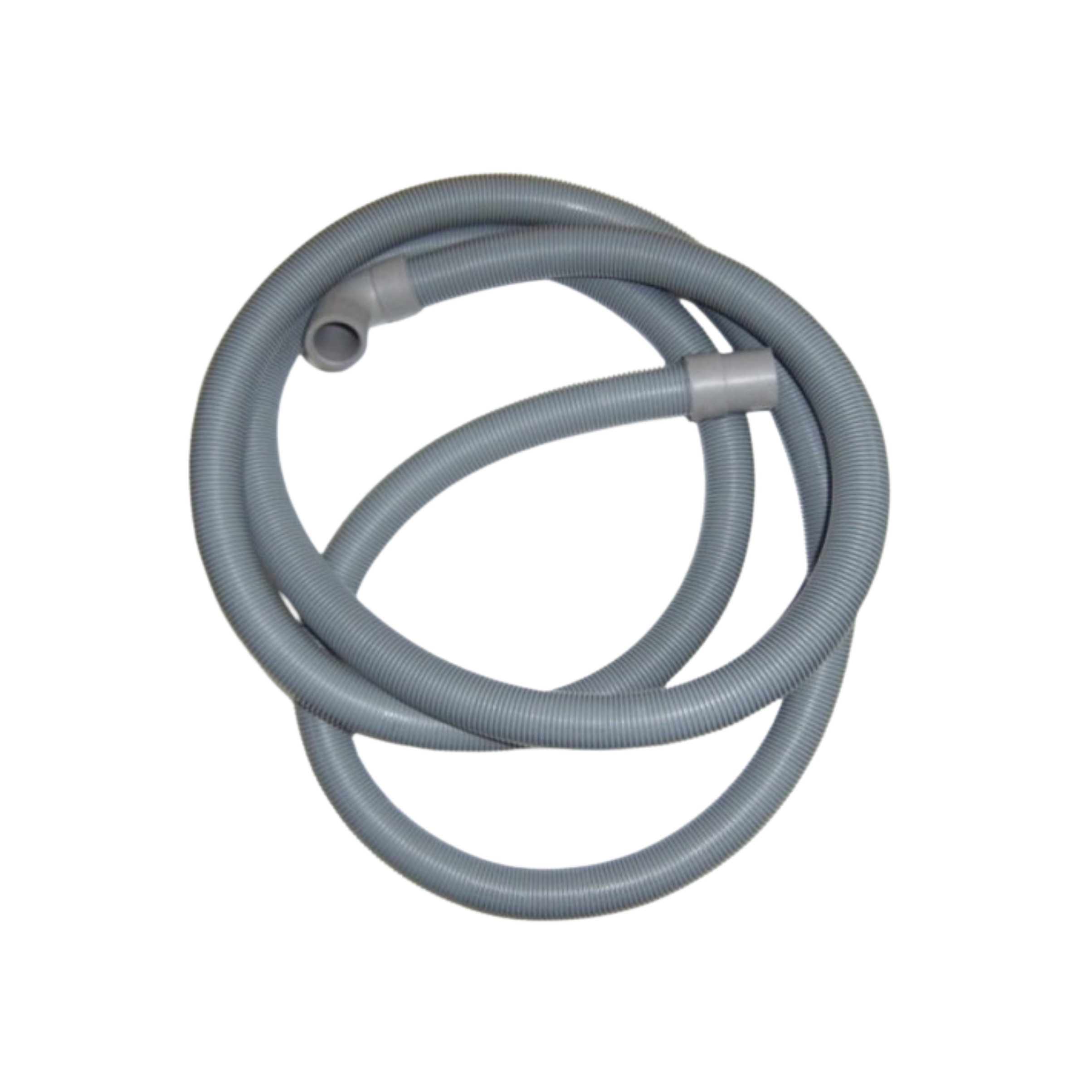 W073 Universal Washing Machine Drain Hose 2.5 Metres 19mm 90° Elbow