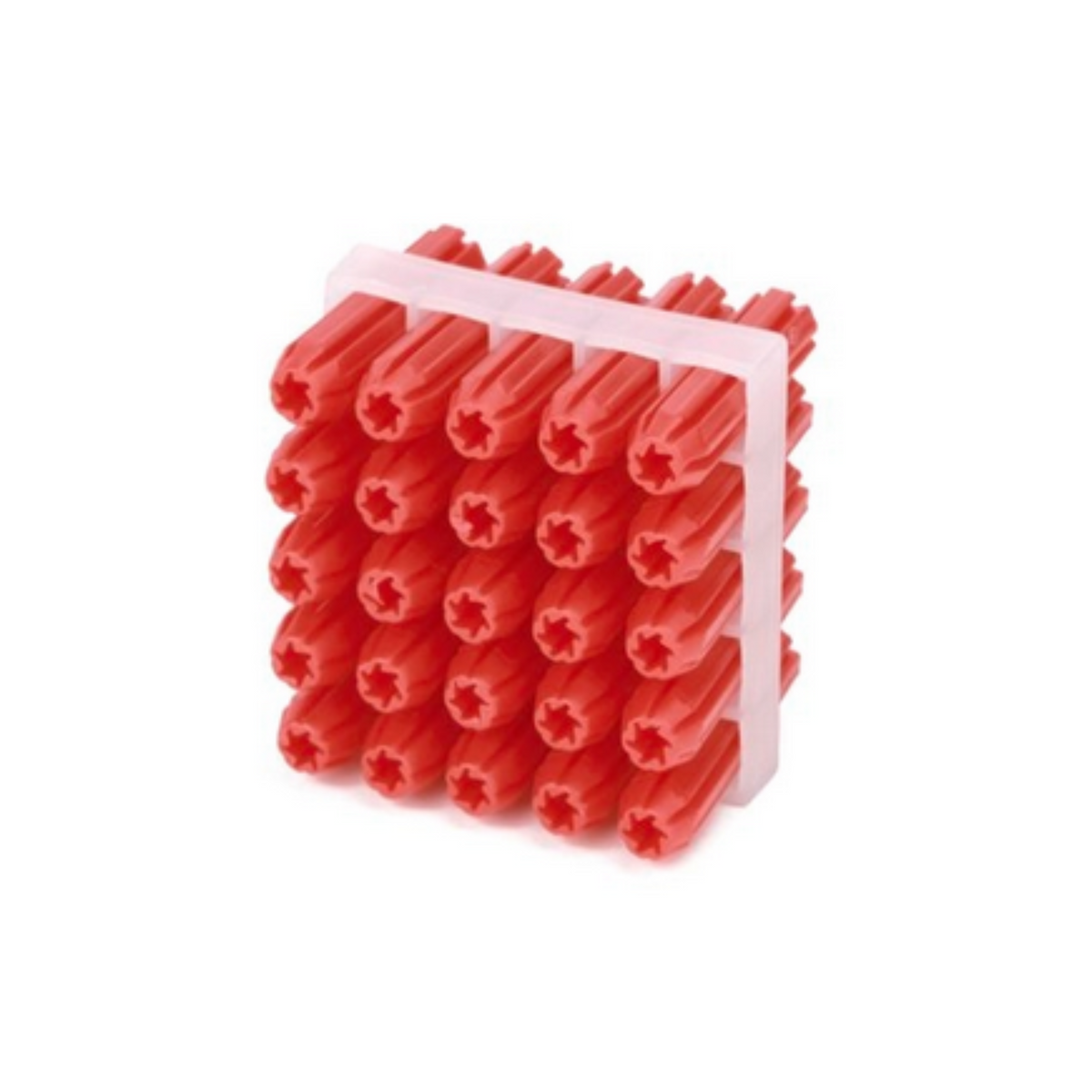 Wall Plugs Red 25 X 6MM
